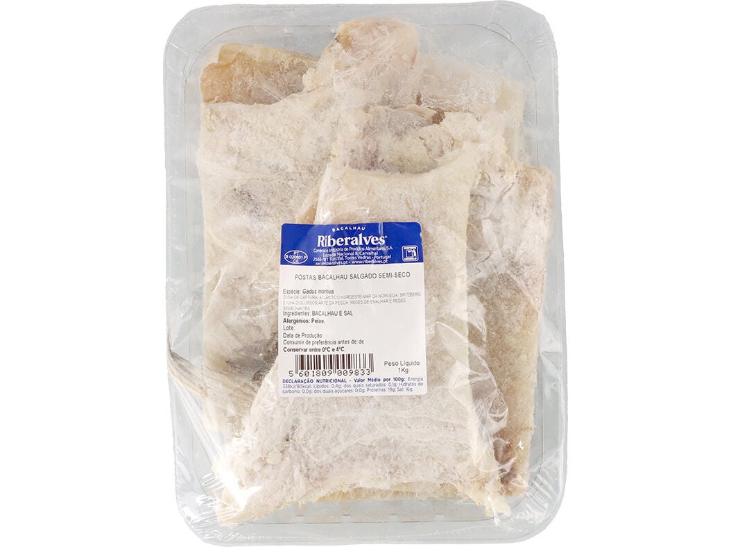 POSTAS DE BACALHAU 1KG