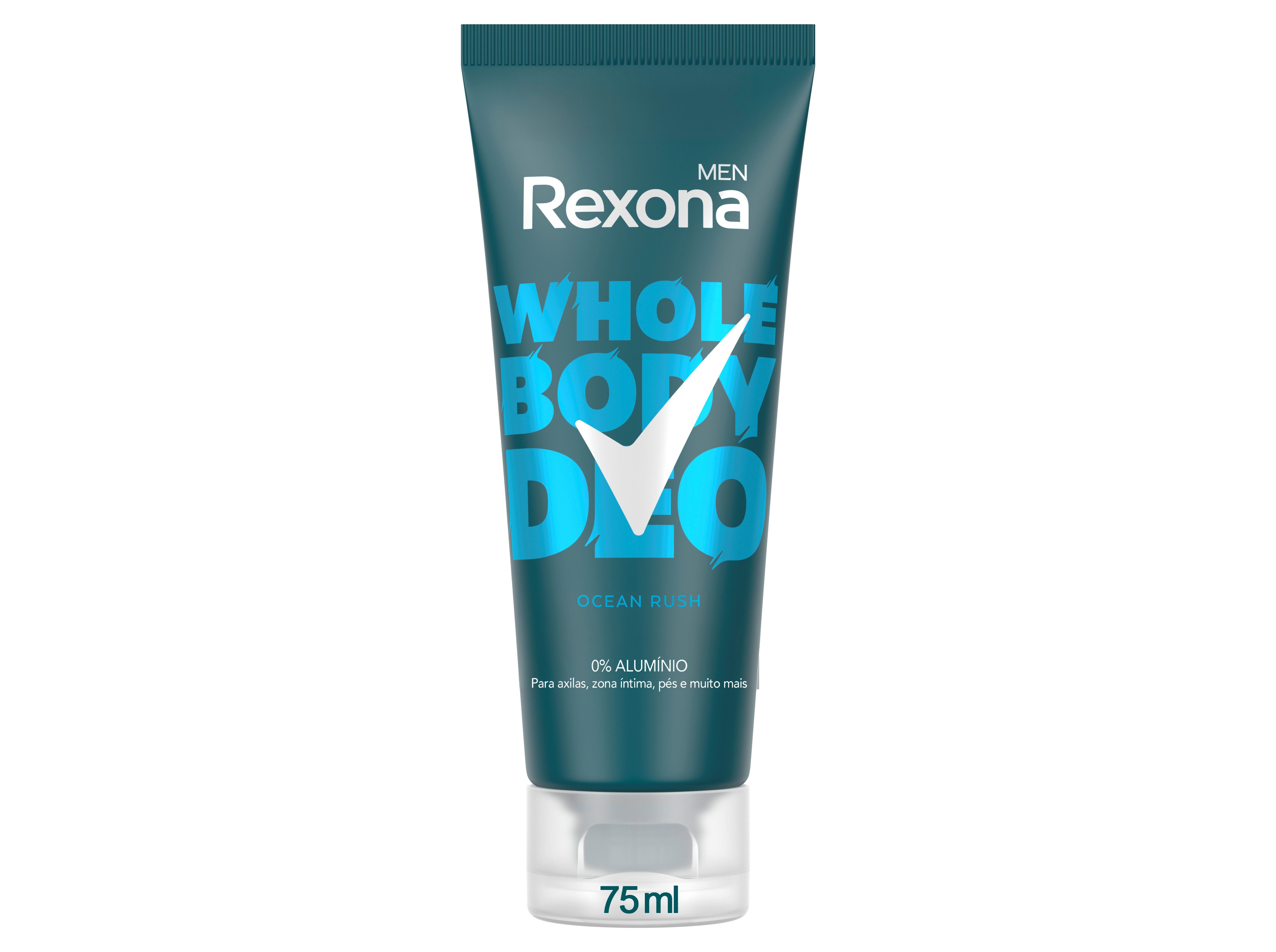 DESODORIZANTE CREME REXONA MEN PARA TODO O CORPO OCEAN RUSH 75ML image number 0