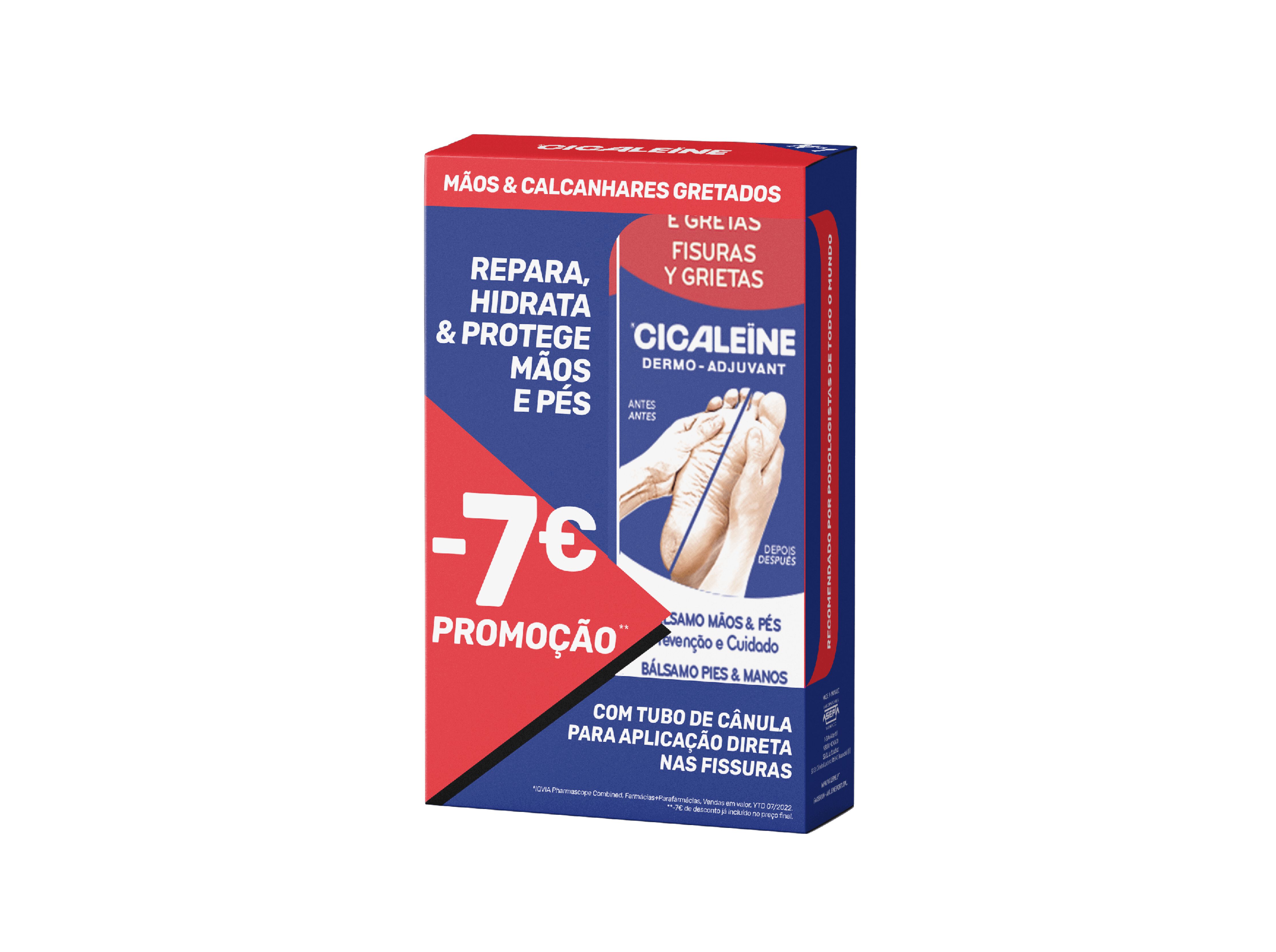 BALSAMO CICALEINE AKILEINE MAOS E PES 2X50ML -7 EUROS DESCONTO image number 1