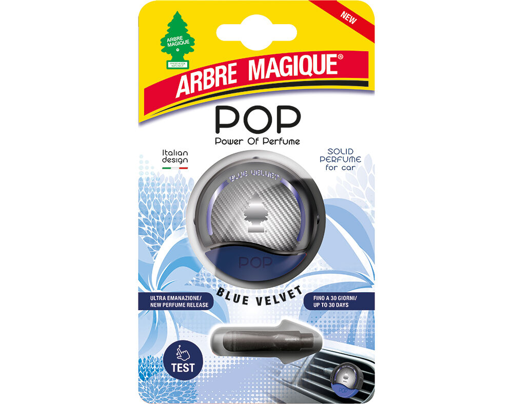 AMBIENTADOR AUTOM&Oacute;VEL ARBRE MAGIQUE POP BLUE VELVET image number 0