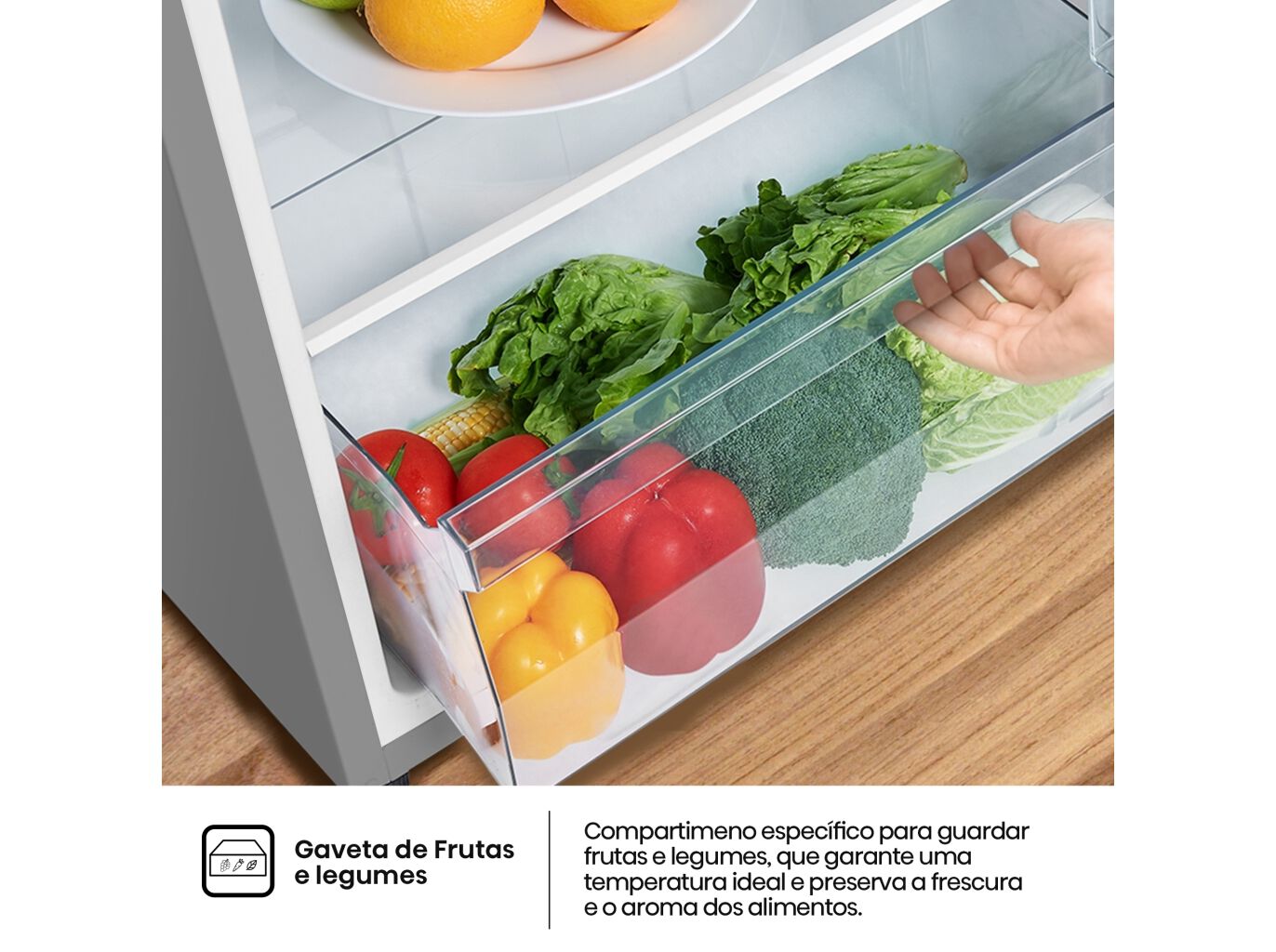 FRIGOR&Iacute;FICO 2 PORTAS HISENSE RT422N4ACE E LOOK INOX TOTAL NO FROST 325L image number 9