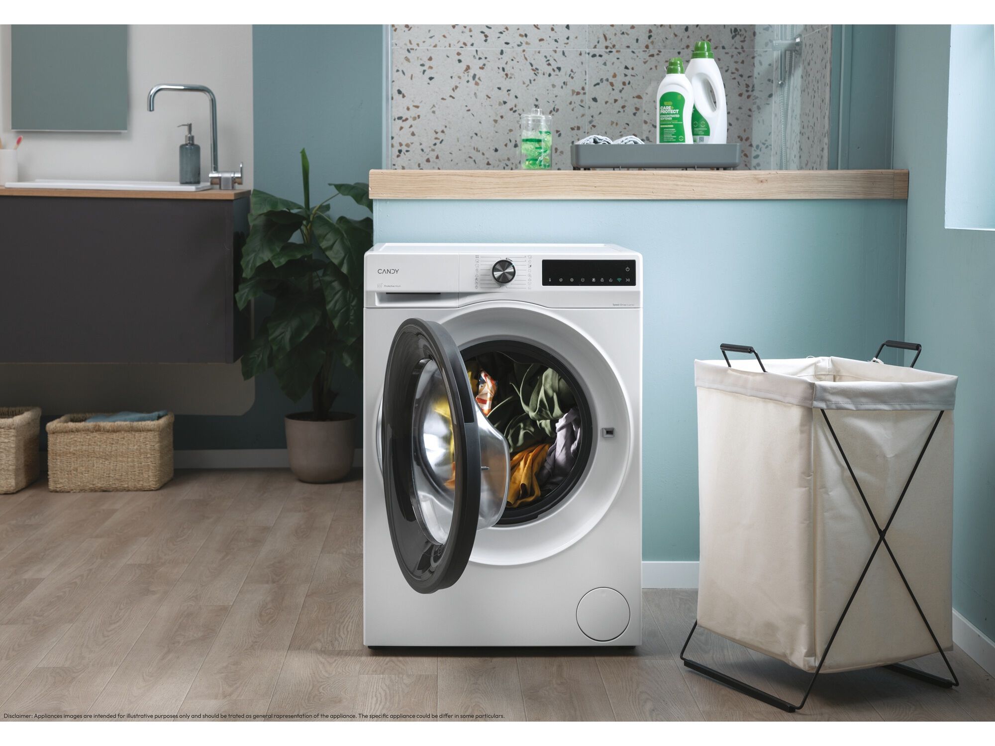 M&Aacute;QUINA DE LAVAR ROUPA CANDY BR 410BL8-S BRANCO A-20% 10KG 1400RPM image number 9