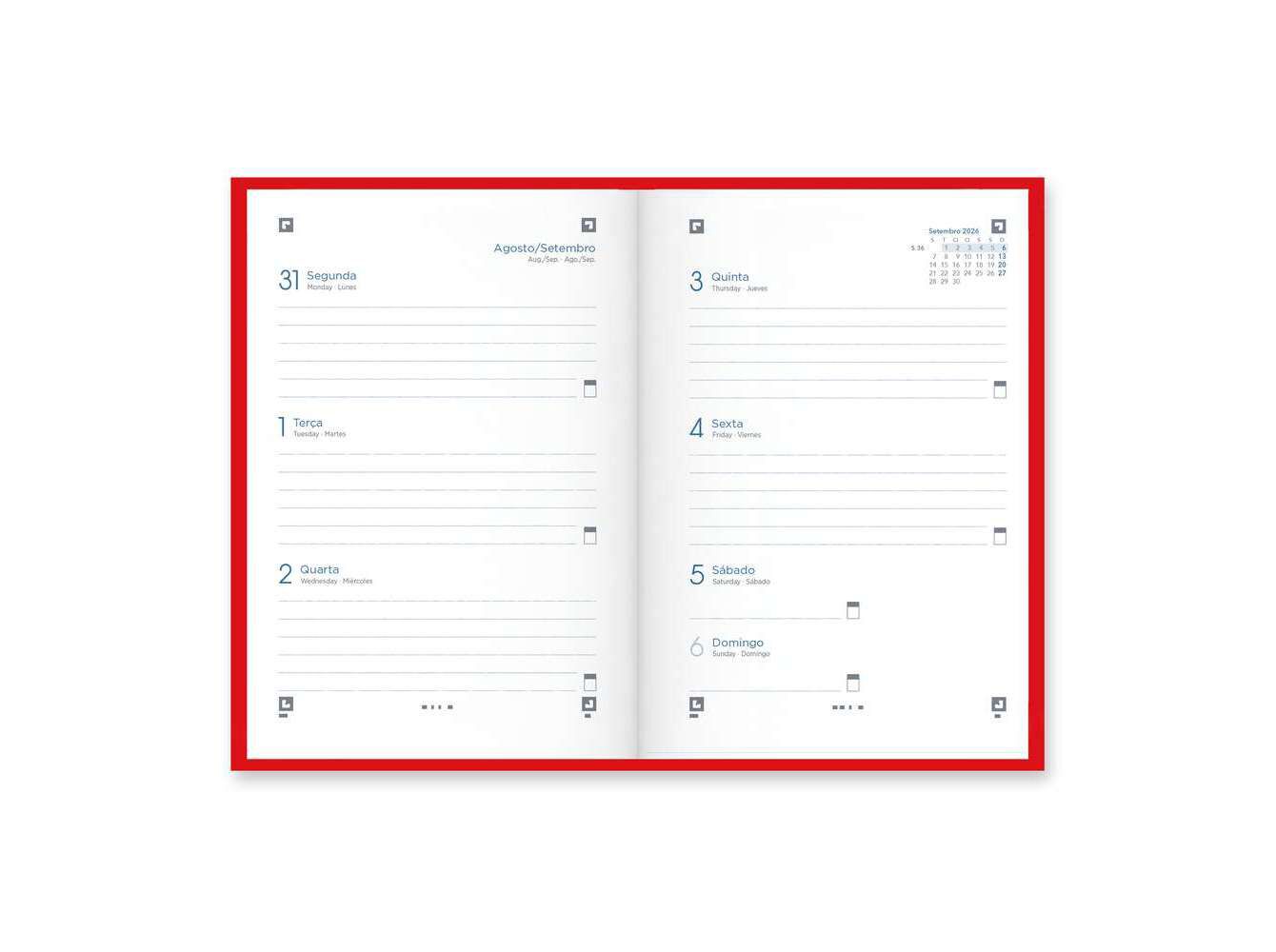 AGENDA ESCOLAR OXFORD SCHOOL 2026/2027 CORES SORTIDAS image number 1