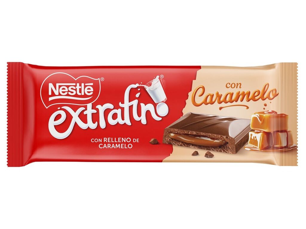 TABLETE NESTL&Eacute; EXTRAFINO CARAMELO 84G image number 1