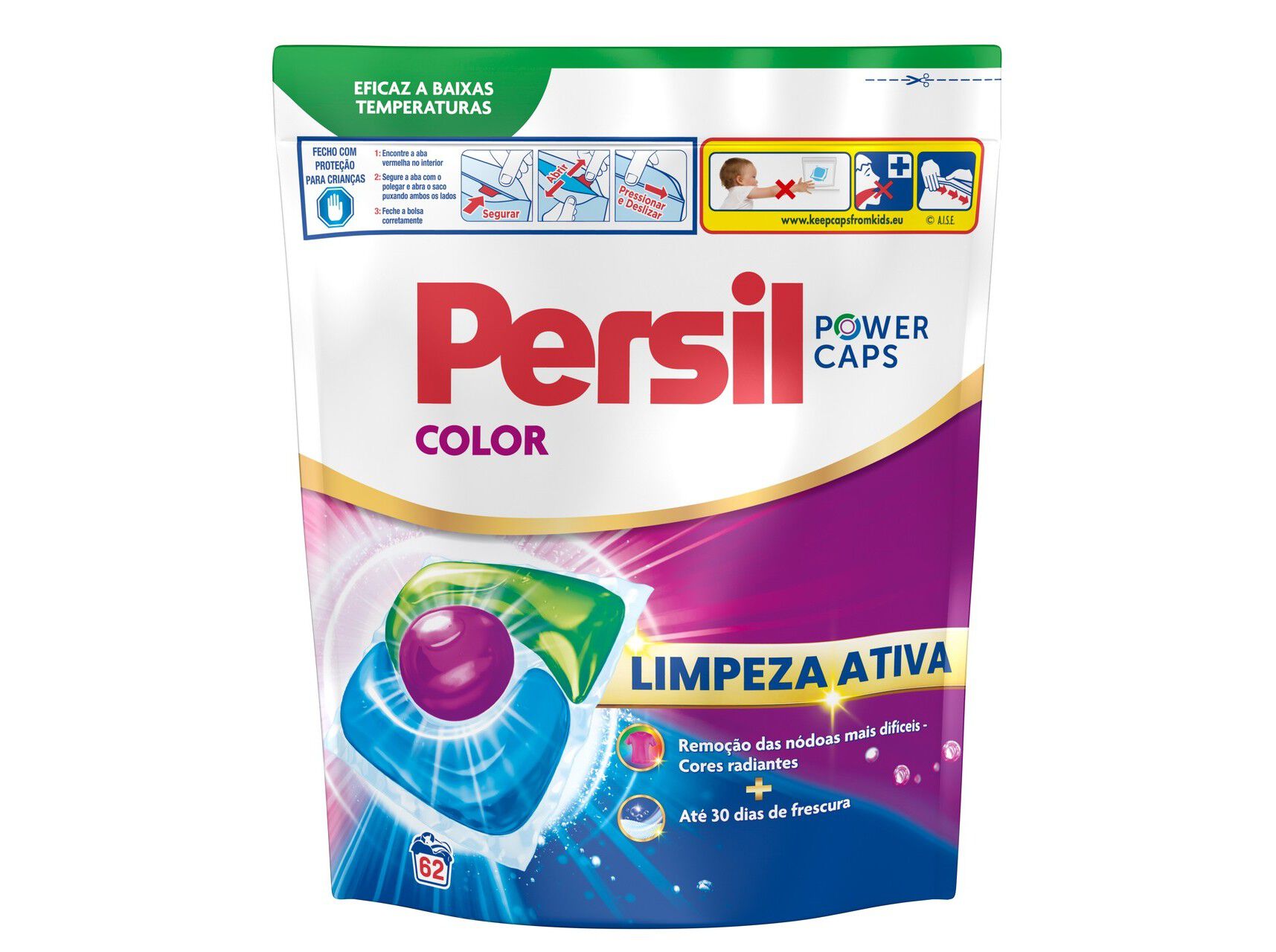 C&Aacute;PSULAS DET. ROUPA M&Aacute;Q PERSIL COLOR 62D