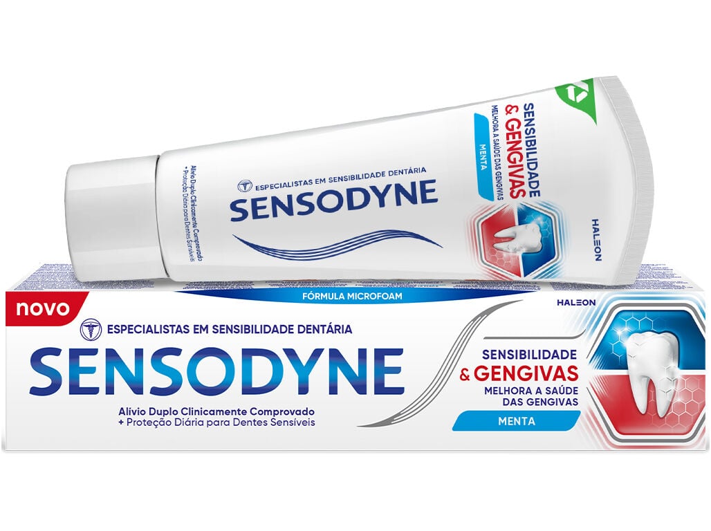 PASTA DE DENTES SENSIBILIDADE & GENGIVAS SENSODYNE 75ML