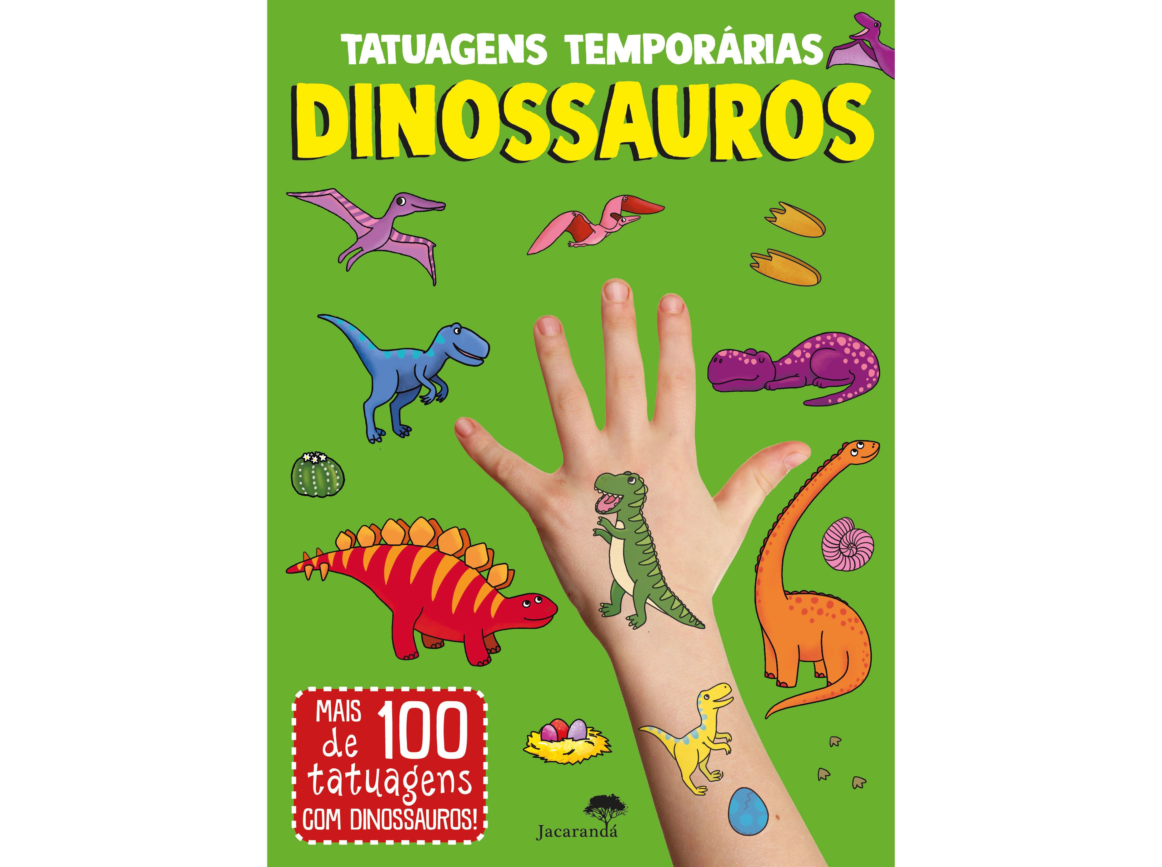 LIVRO TATUAGENS DINOSSAUROS image number 0