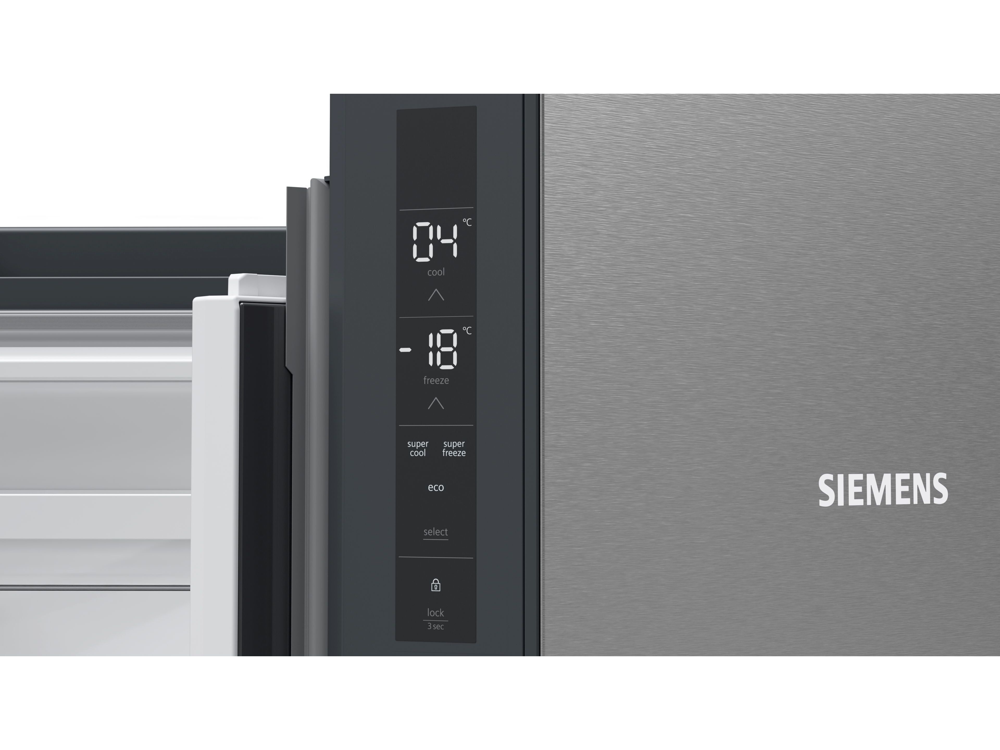 FRIGORIFICO AMERICANO SIEMENS KF96NVPEA NO FROST INOX 605L image number 2