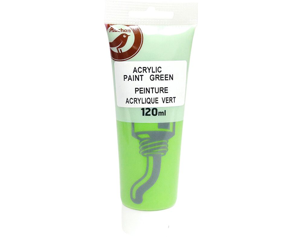 TINTA ACR&Iacute;LICA AUCHAN VERDE 120ML