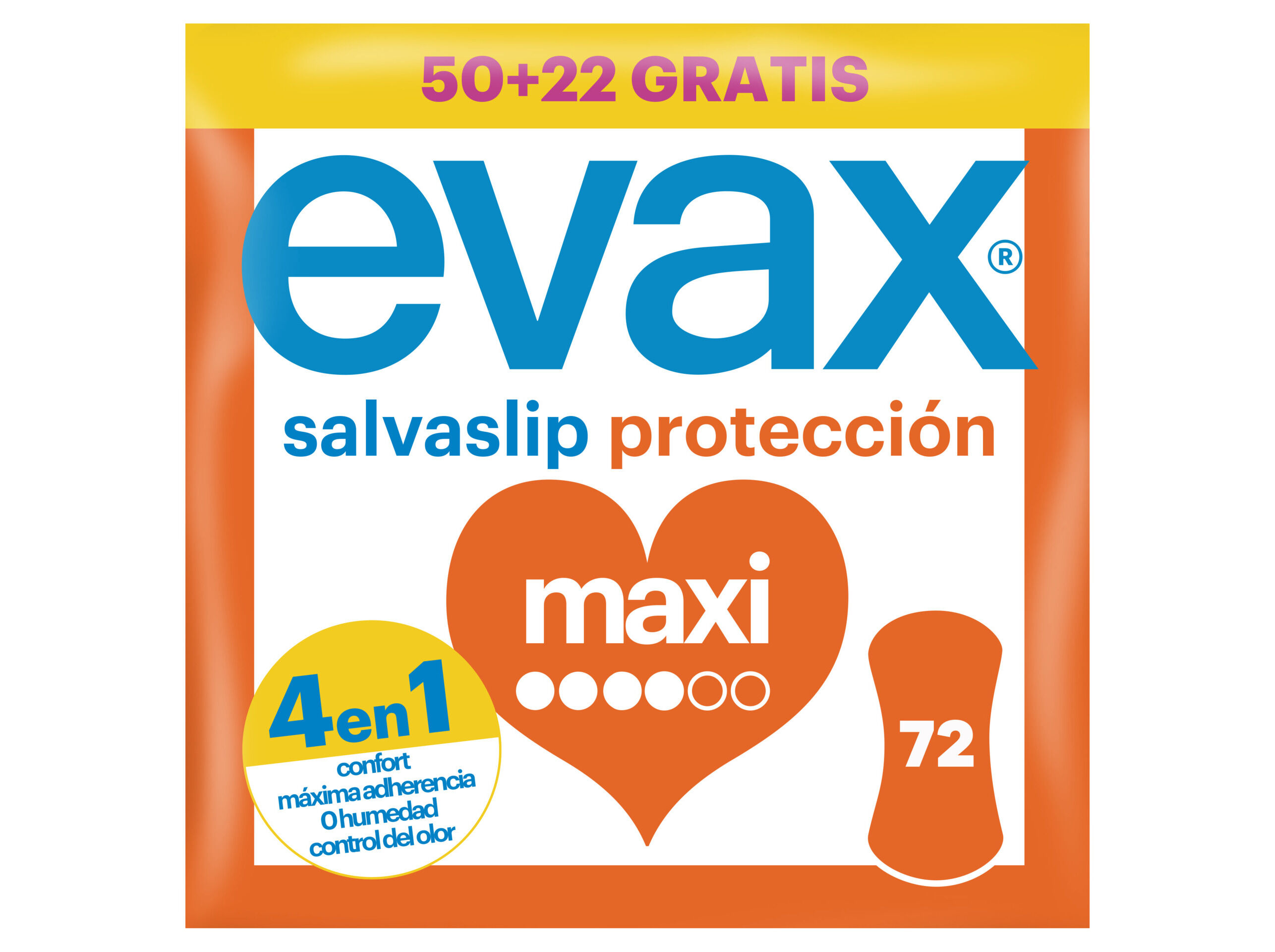 PENSOS EVAX SALVASLIP MAXI 72 UN image number 0