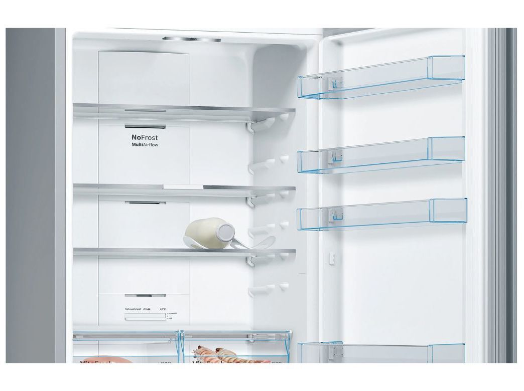 FRIGOR&Iacute;FICO COMBINADO BOSCH KGN49XLEA (NO FROST E 203CM 438L INOX) image number 3