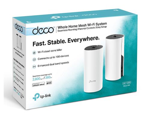PACK ROUTER MESH TP-LINK S/FIOS AC1200 DECO-M4 (2-PACK)