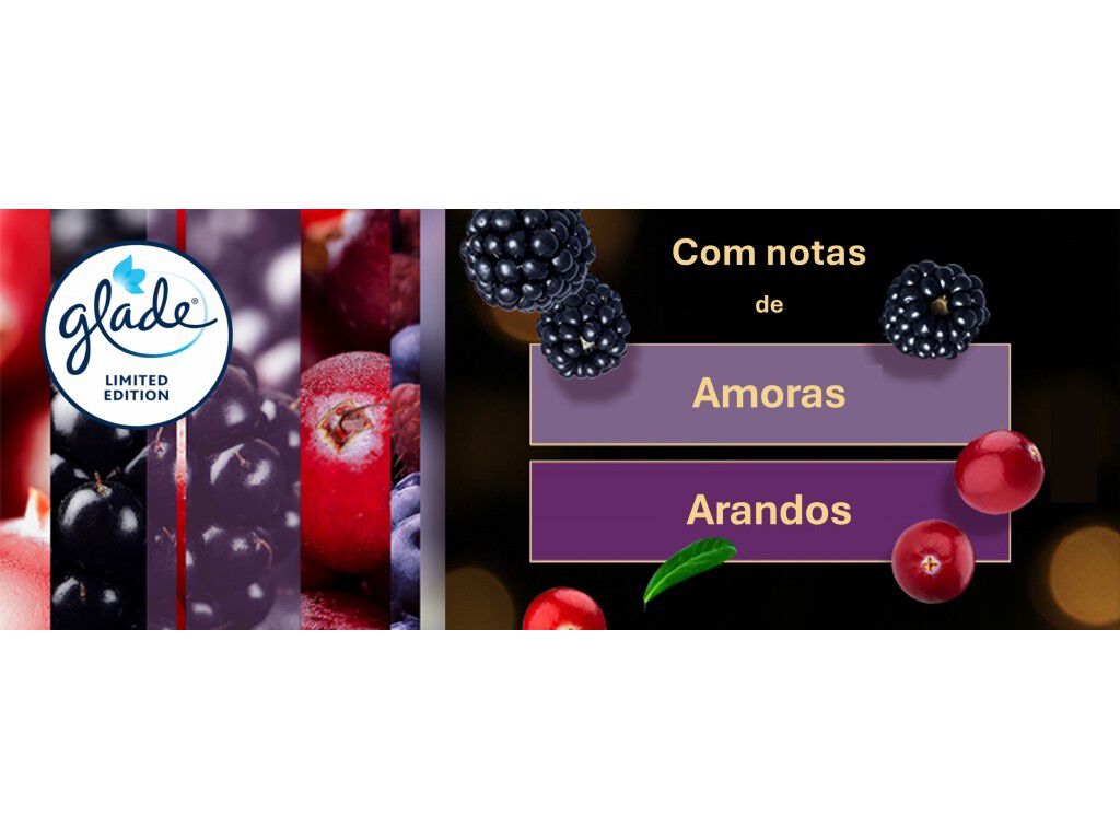 VELA AMBIENTADORA GLADE WINTER BERRIES 1UN image number 2