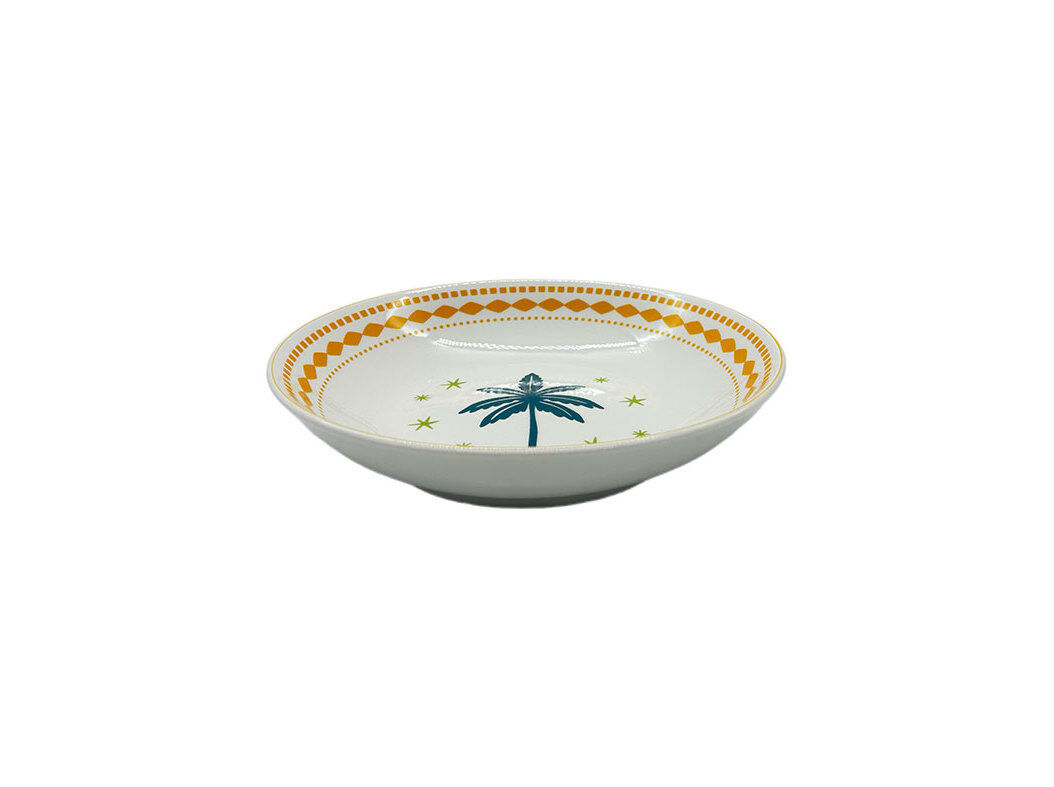 PRATO SOPA ACTUEL PORCELANA AMARELO 20CM
