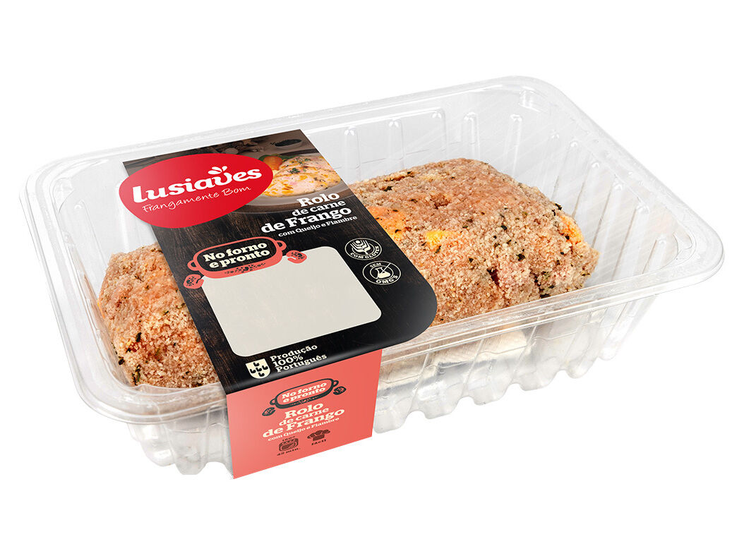 ROLO CARNE DE FRANGO COM CHEDDAR E FIAMBRE KG