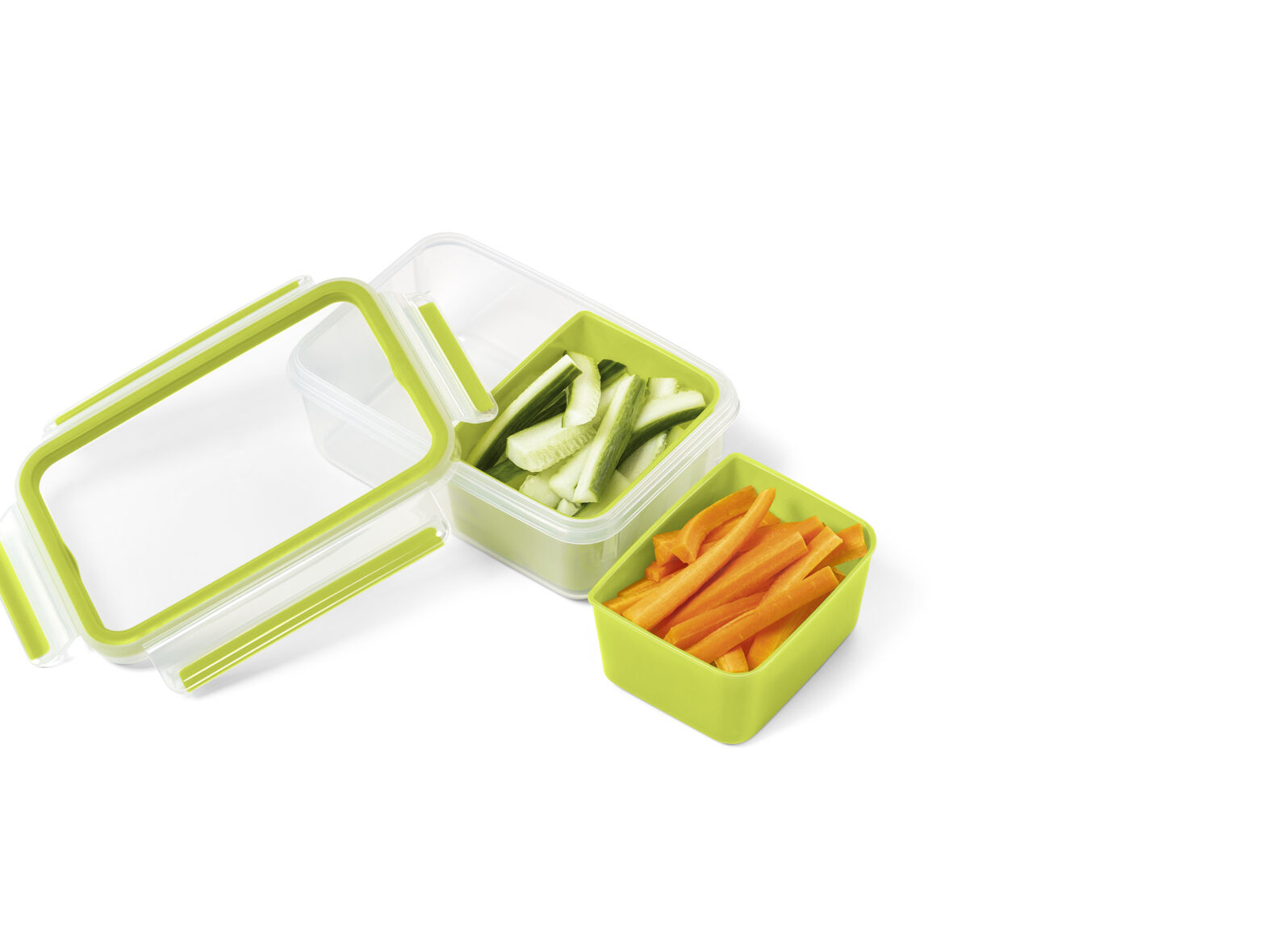 CAIXA PARA SNACKS E REFEI&Ccedil;&Atilde;O TEFAL RETANGULAR COM 2 DIVIS&Oacute;RIAS 1L image number 3