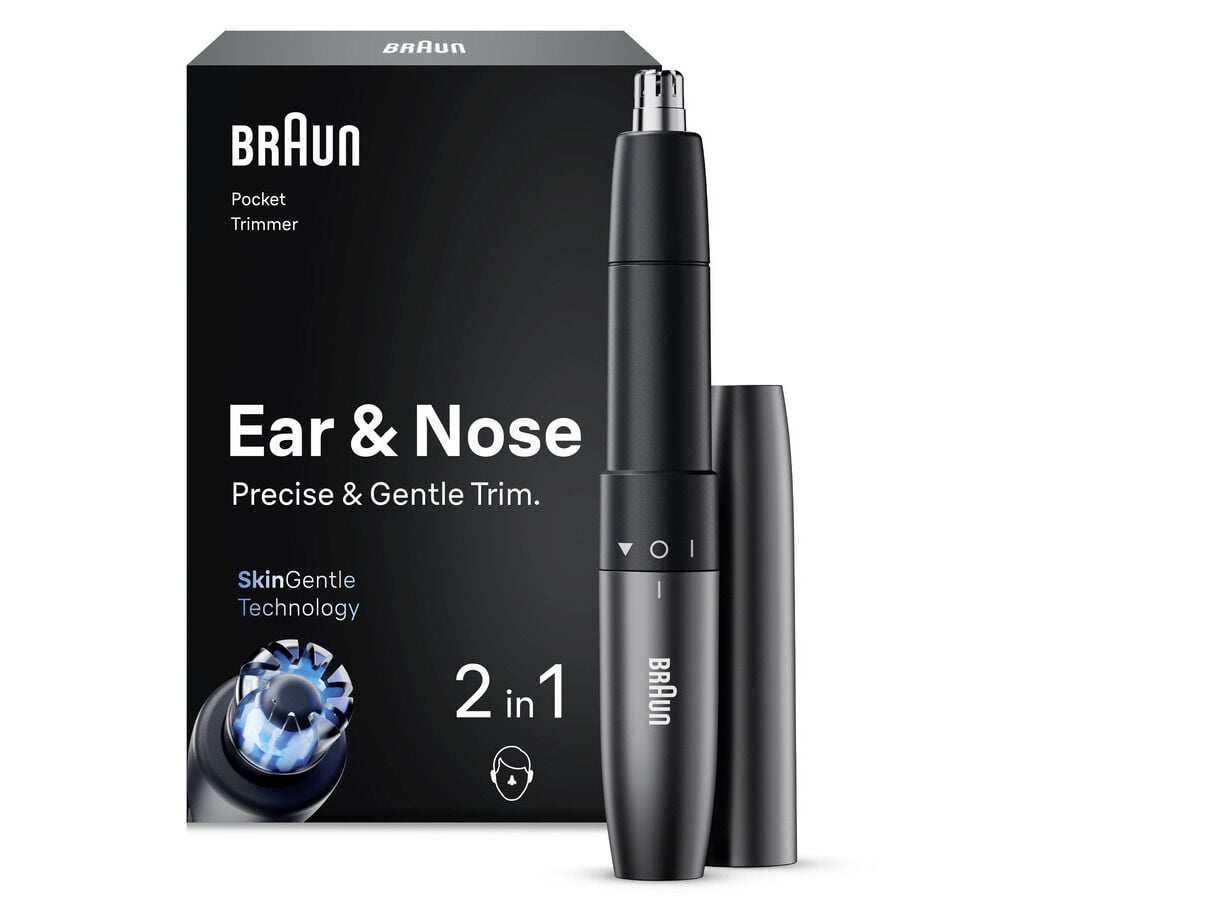APARADOR DE NARIZ E ORELHAS BRAUN EN20 1UN PRECISE&GENTLE TRIM image number 0