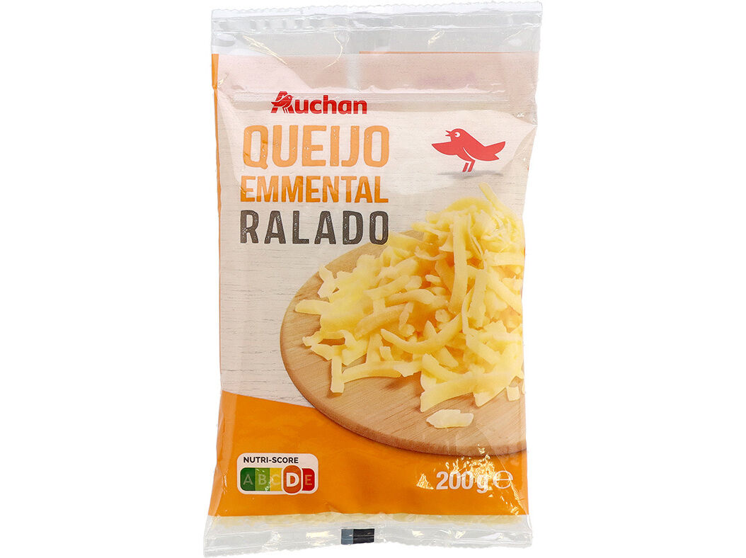 QUEIJO EMMENTAL AUCHAN RALADO 200G