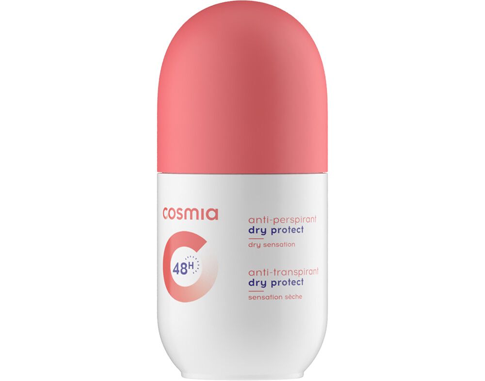 DESODORIZANTE ROLL ON COSMIA DRY PROTECT 50ML image number 0