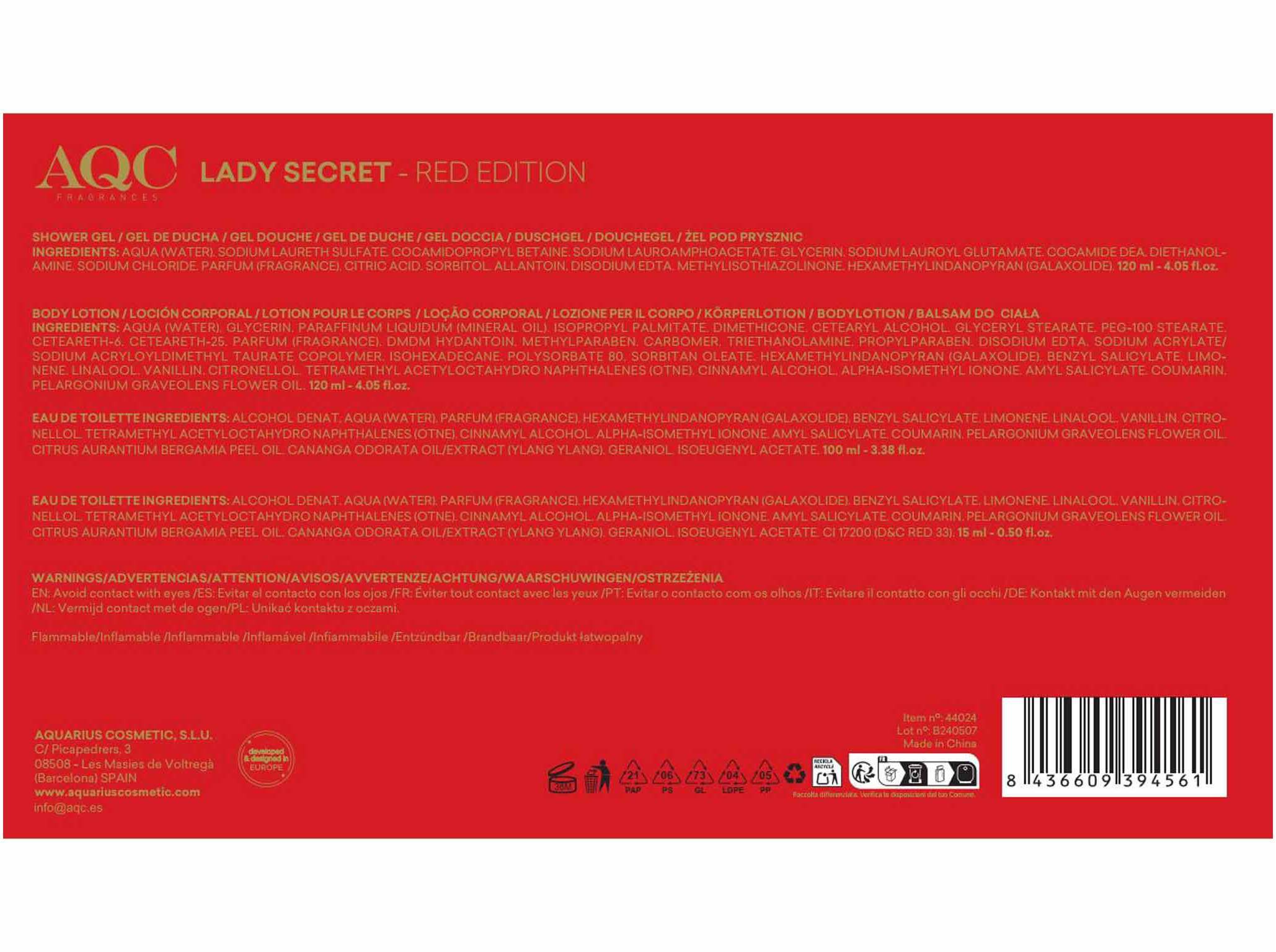 COFFRET AQC FRAGRANCES RED EDITION image number 1