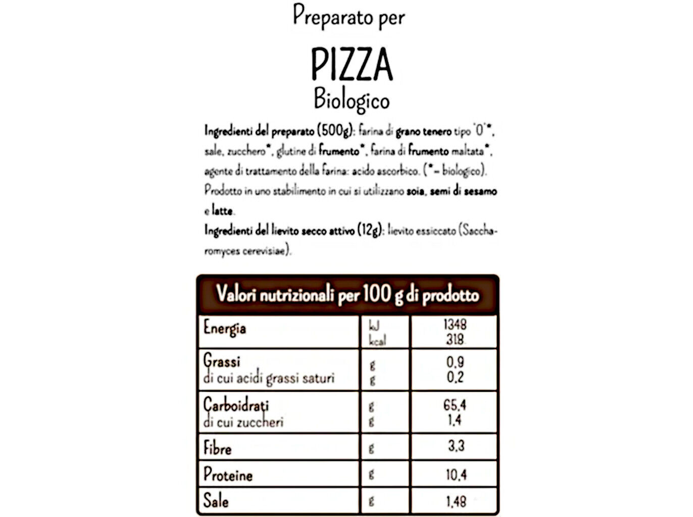 PREPARADO PIZZA MOLINO ROSSETTO BIO 500G image number 1