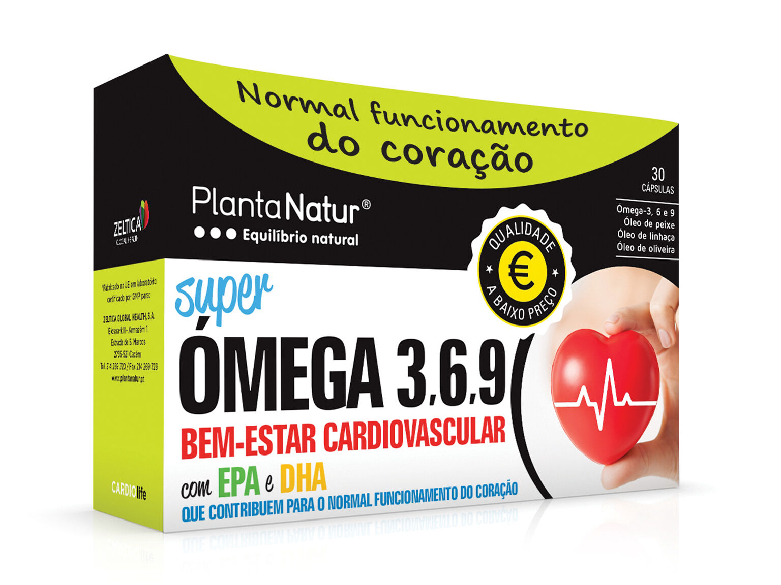 SUPLEMENTO PLANTANATUR SUPER &Oacute;MEGA 3 6 E 9 30 CAPS