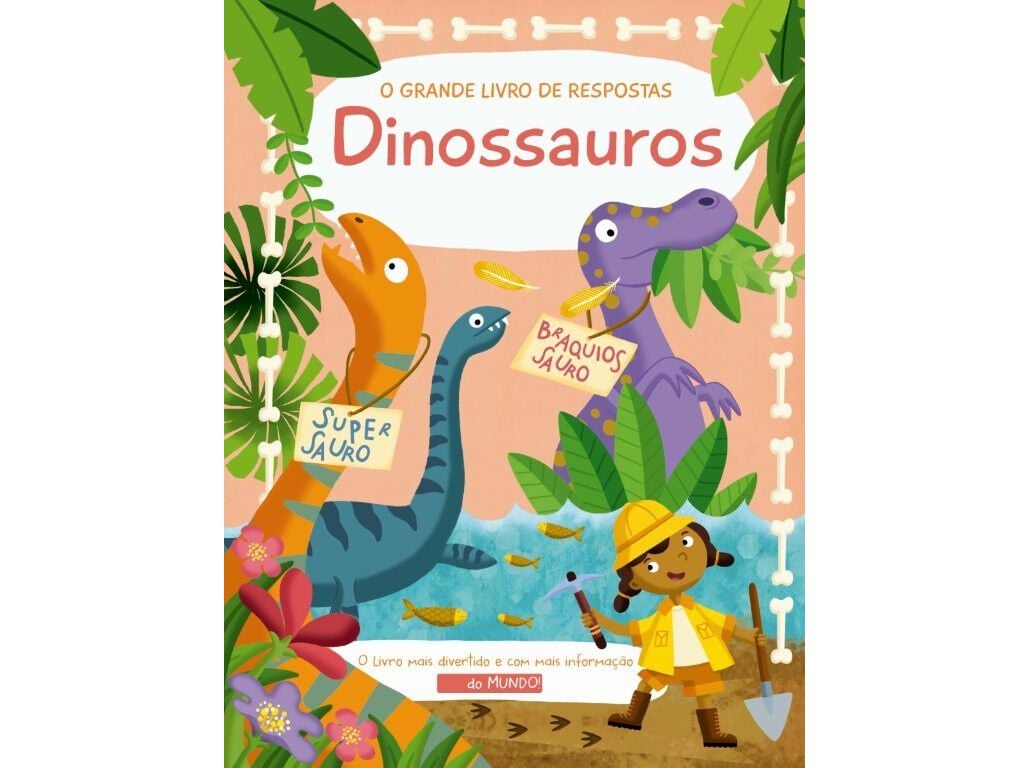 LIVRO O GRANDE LIVRO DE RESPOSTAS - DINOSSAUROS image number 0