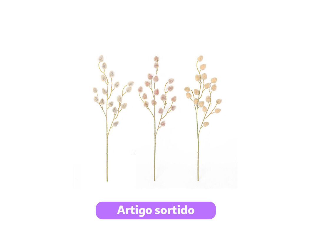 RAMO COM POMPONS ACTUEL A64CM CORES SORTIDAS