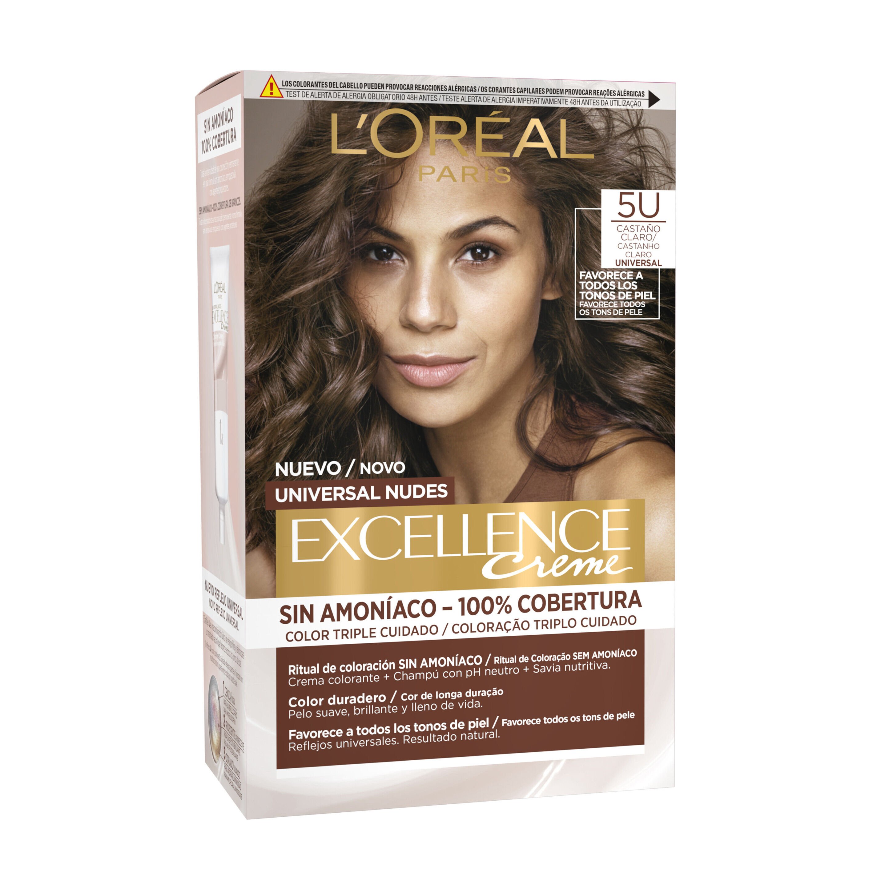 COLORA&Ccedil;&Atilde;O EXCELLENCE UNIVERSAL NUDES BROWN 5U image number 0
