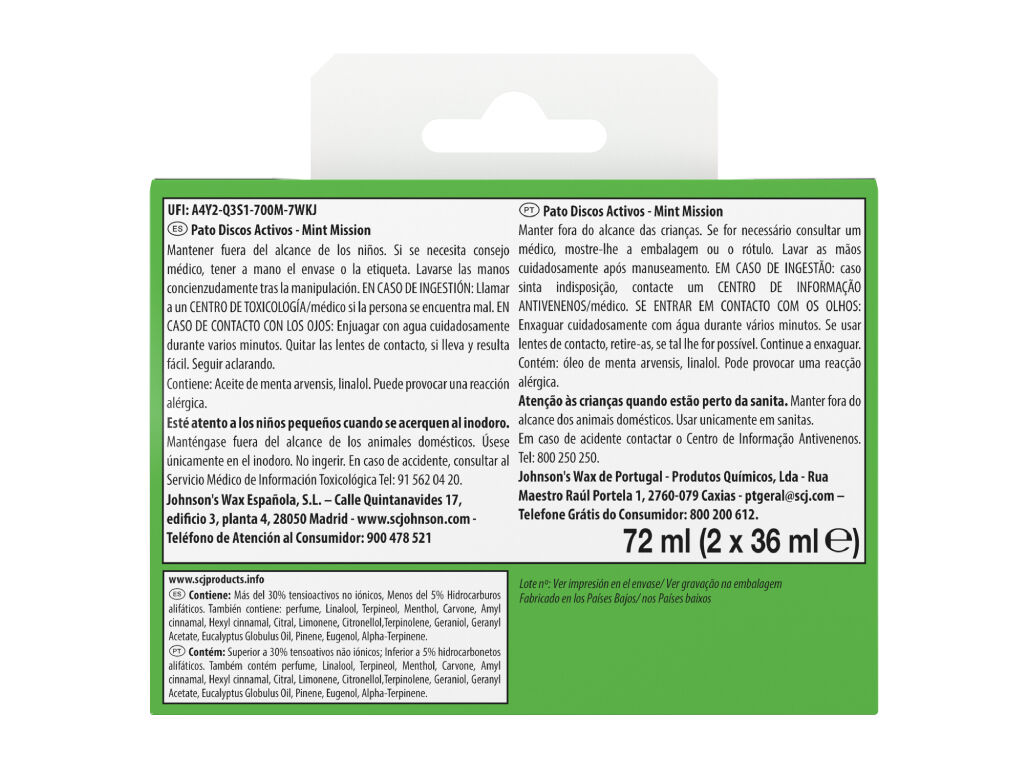 BLOCO SANIT&Aacute;RIO PATO DISCOS ATIVOS MINT REC 2UN image number 1