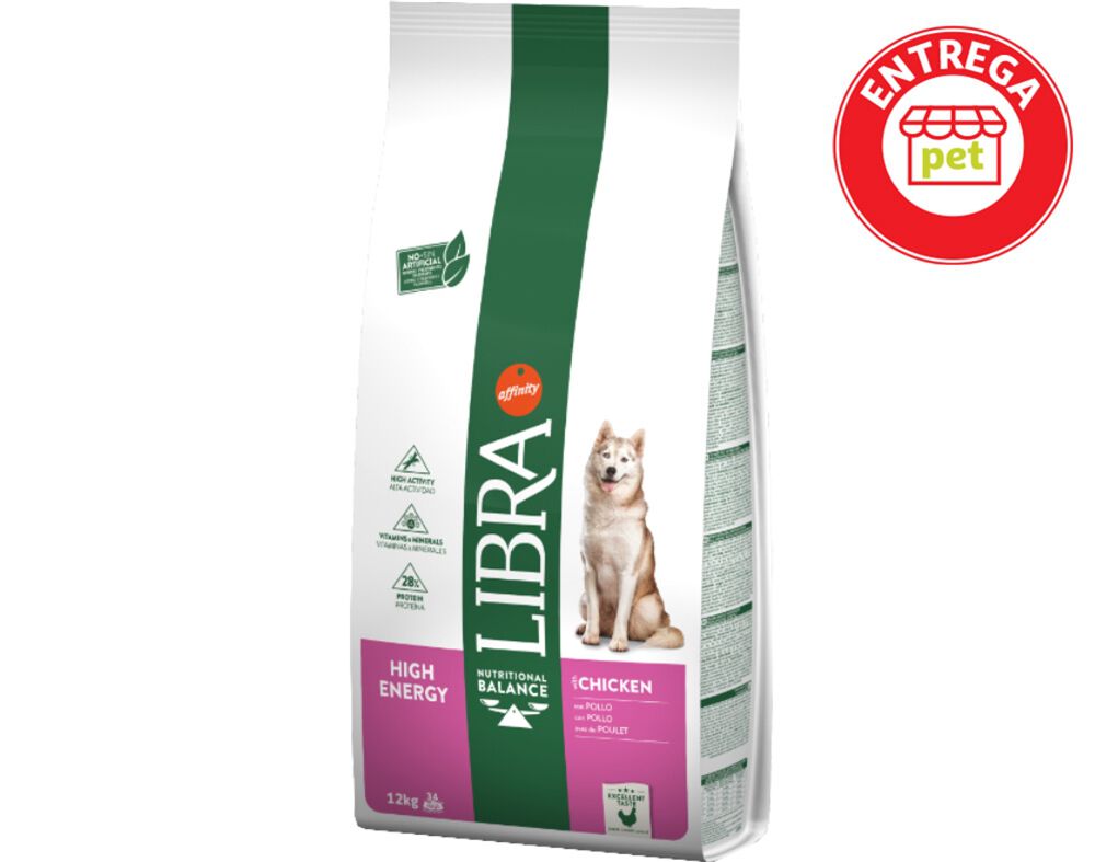 RA&Ccedil;&Atilde;O PARA C&Atilde;O LIBRA ENERGY COM FRANGO 12KG image number 1