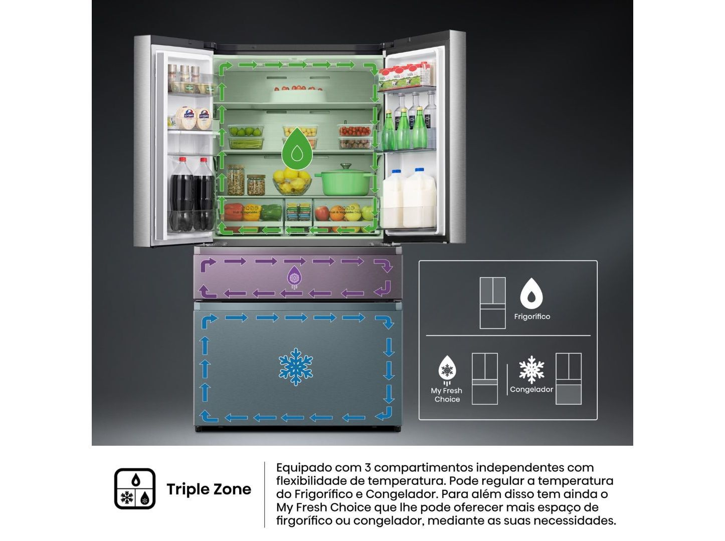 FRIGOR&Iacute;FICO AMERICANO HISENSE RF749N4SWSE (NO FROST E 178.5CM 579L INOX) image number 2