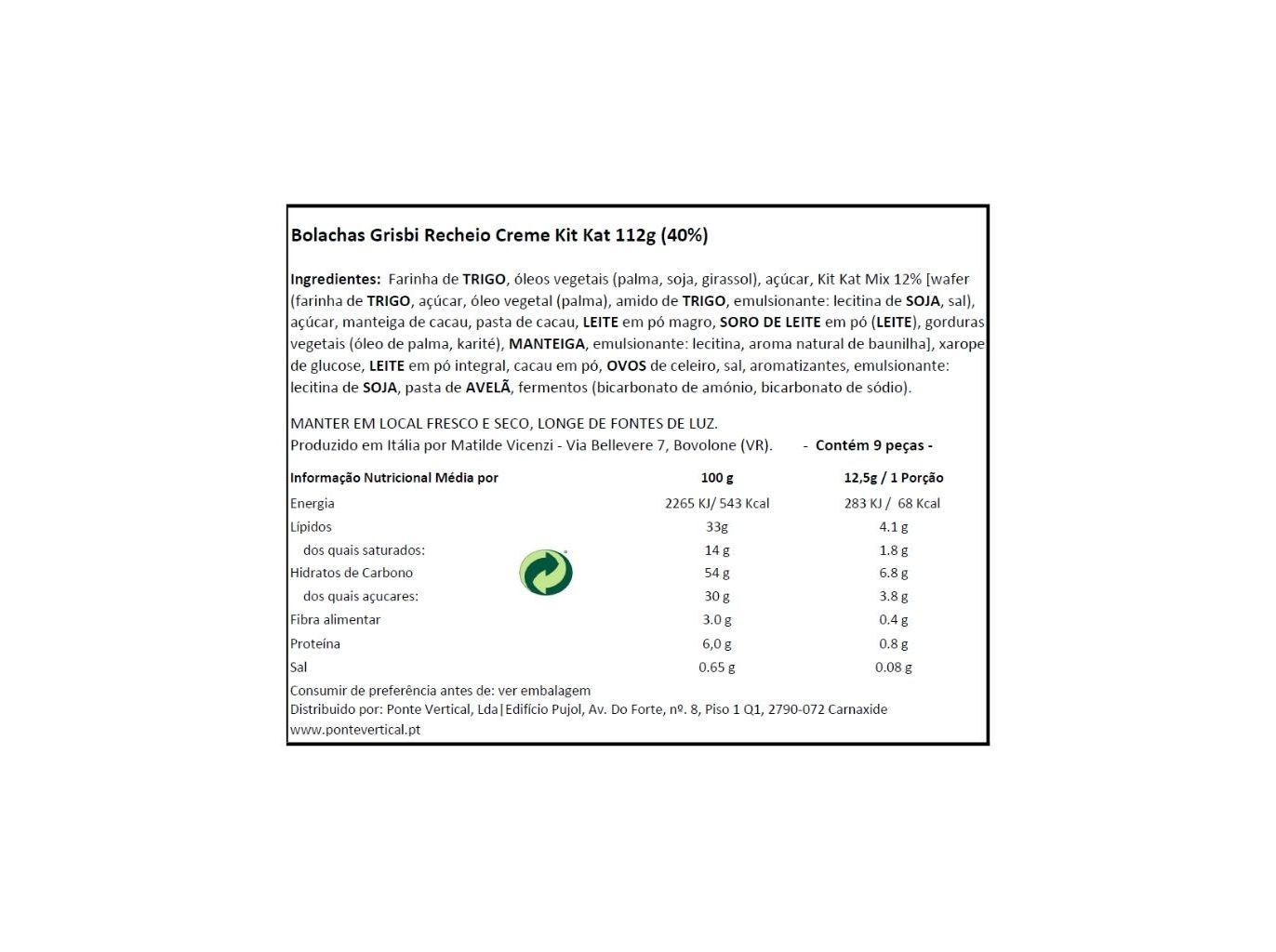 BOLACHAS RECHEADAS GRISBI KIT KAT SPECIAL EDITION 112G image number 1