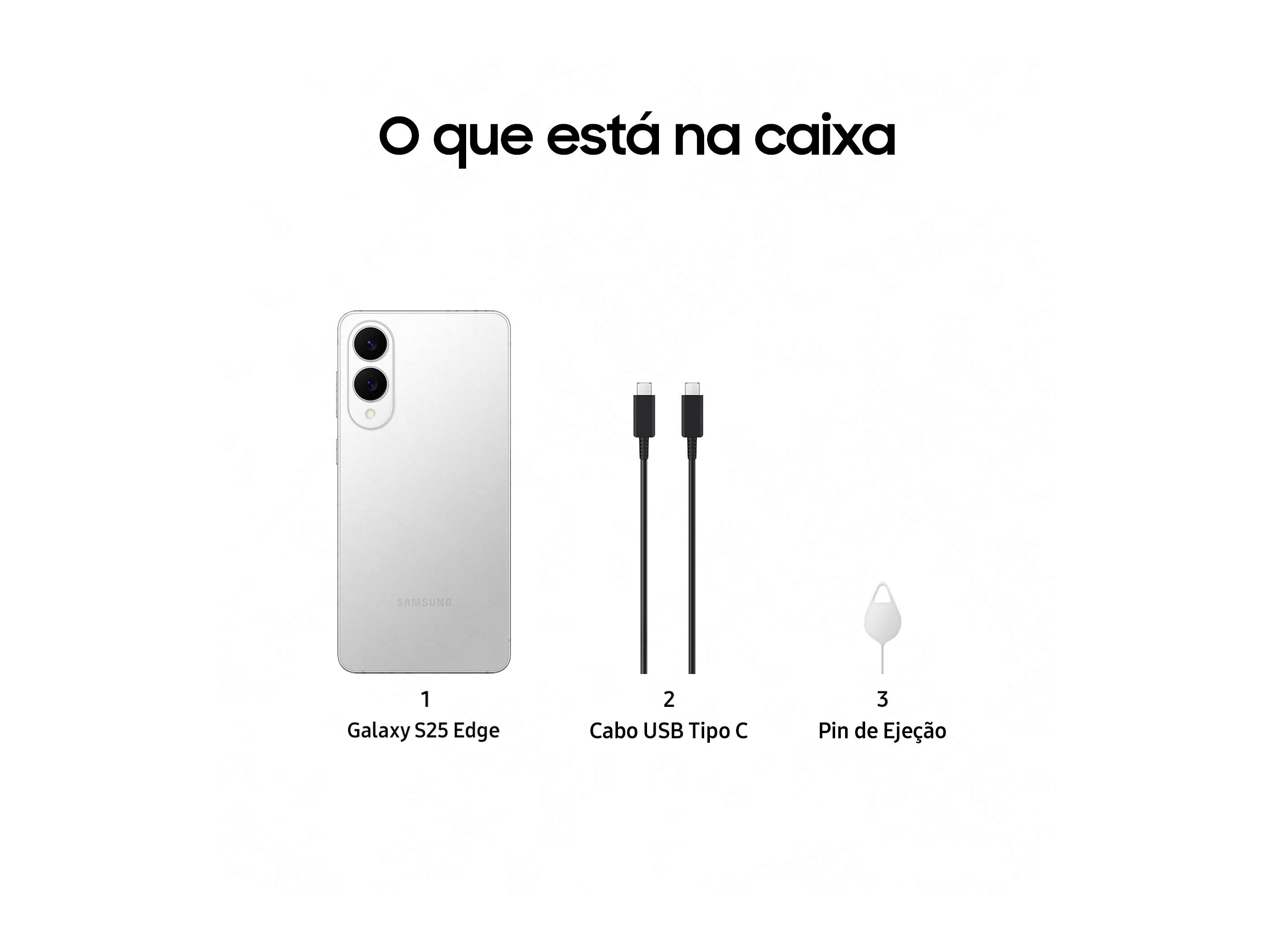 SMARTPHONE SAMSUNG GALAXY S25 EDGE 256GB PRATEADO image number 5