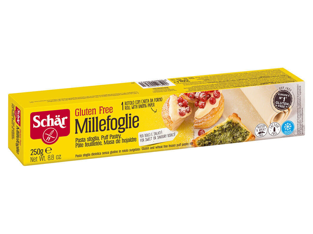 MASSA SCHAR FOLHADA SEM GL&Uacute;TEN CONGELADA 250G image number 0