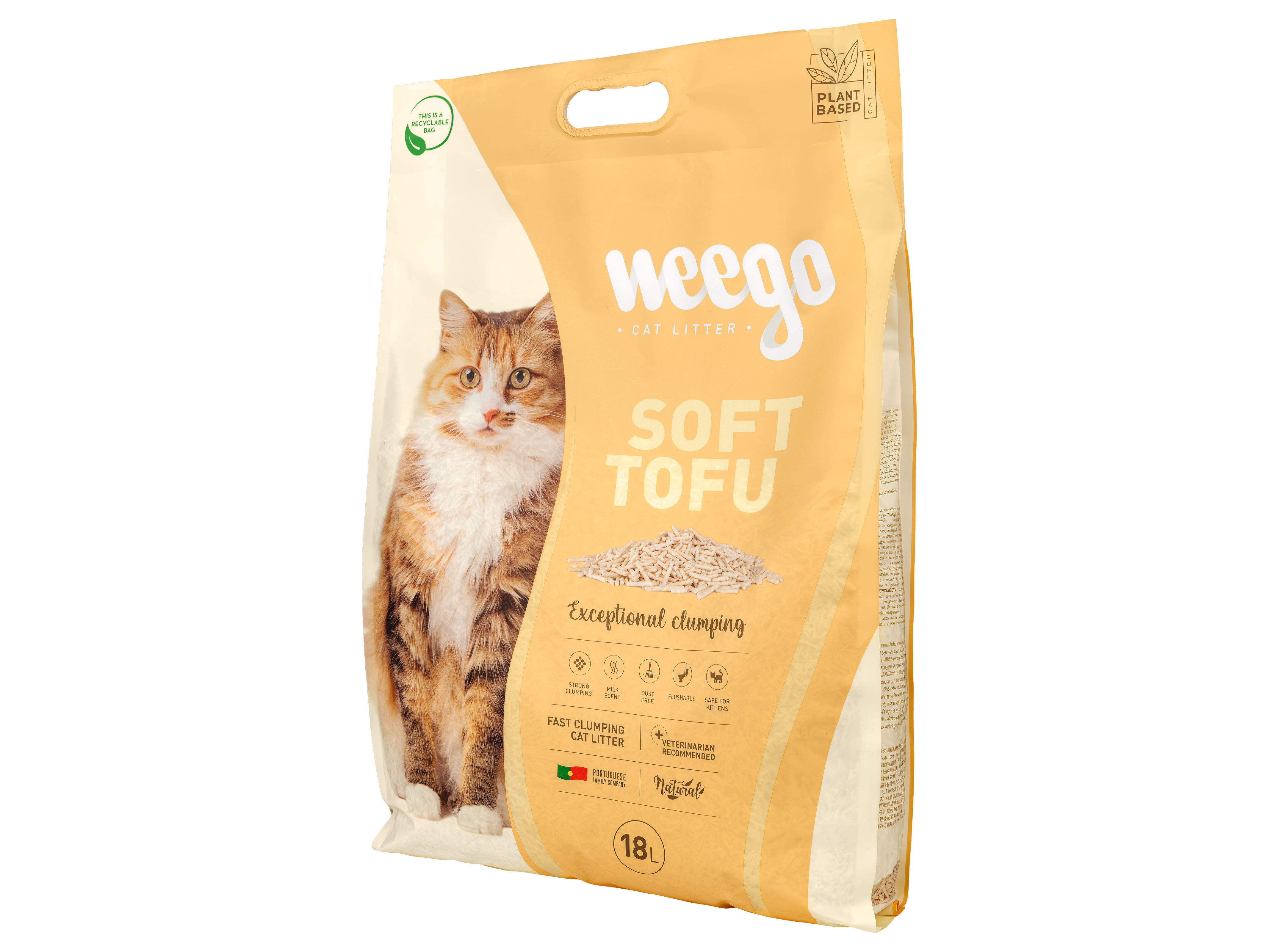 AREIA AGLOMERANTE WEEGO TOFU SUAVE 18L image number 1