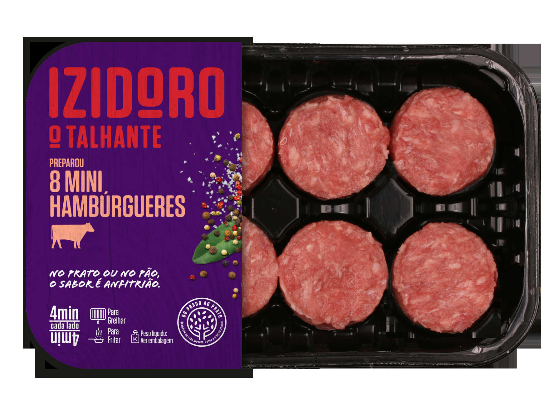 MINI HAMBURGUER BOVINO 200GR