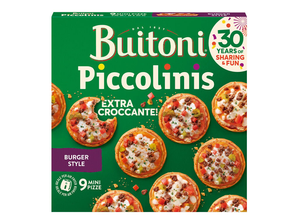 MINI PIZZAS BUITONI PICCOLINIS BURGER STYLE 270G image number 0