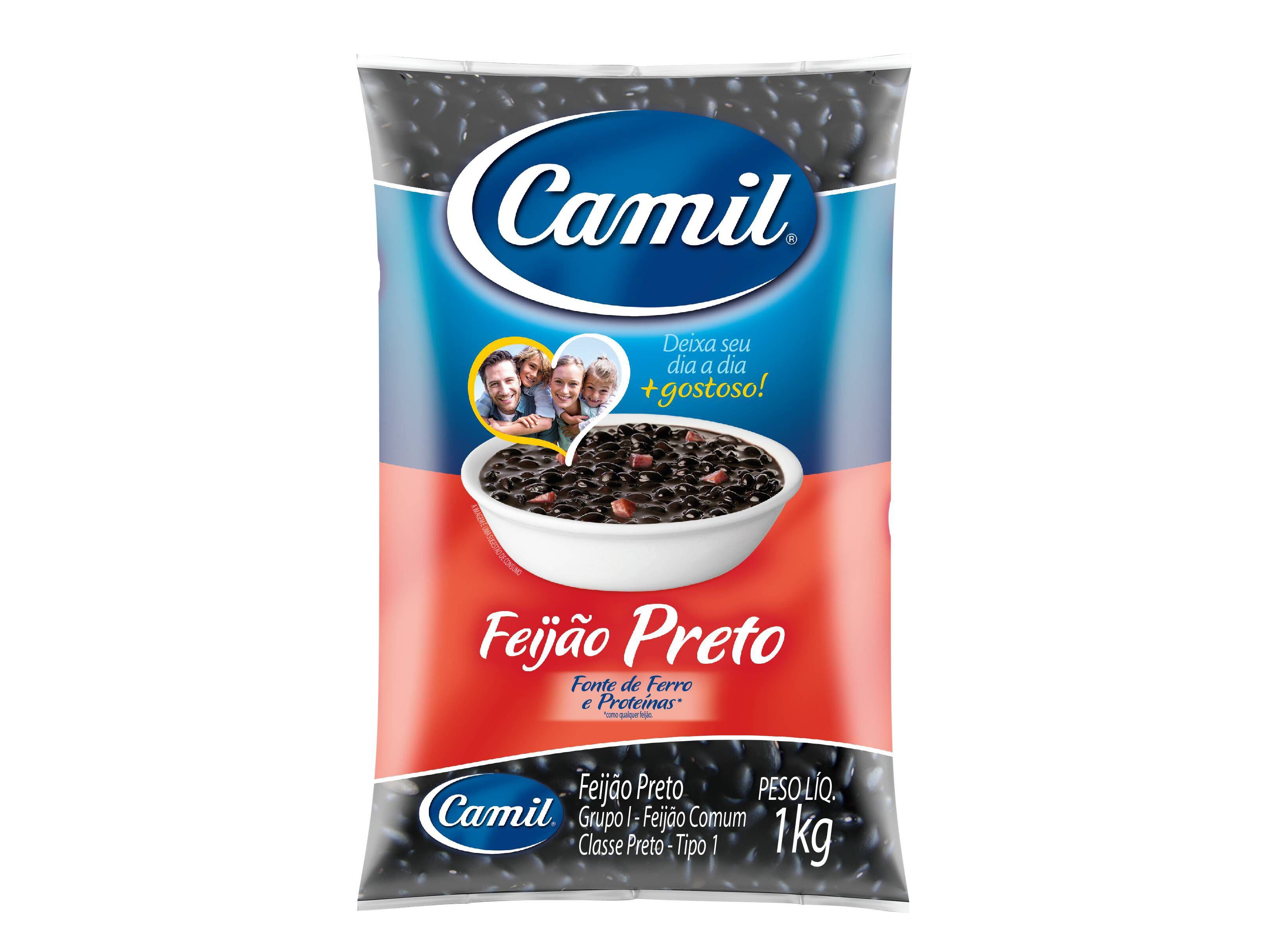 FEIJ&Atilde;O PRETO CAMIL 1KG
