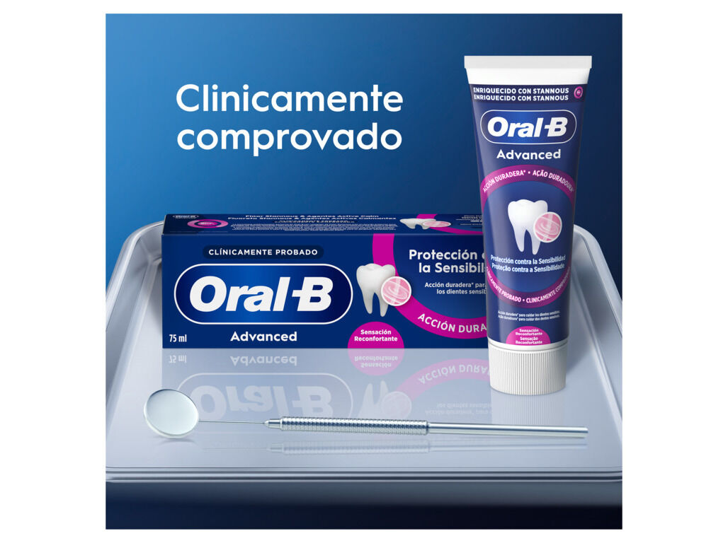 PASTA DENTIFRICA ORAL-B ADVANCED SENSIBILIDADE 2X75ML image number 5