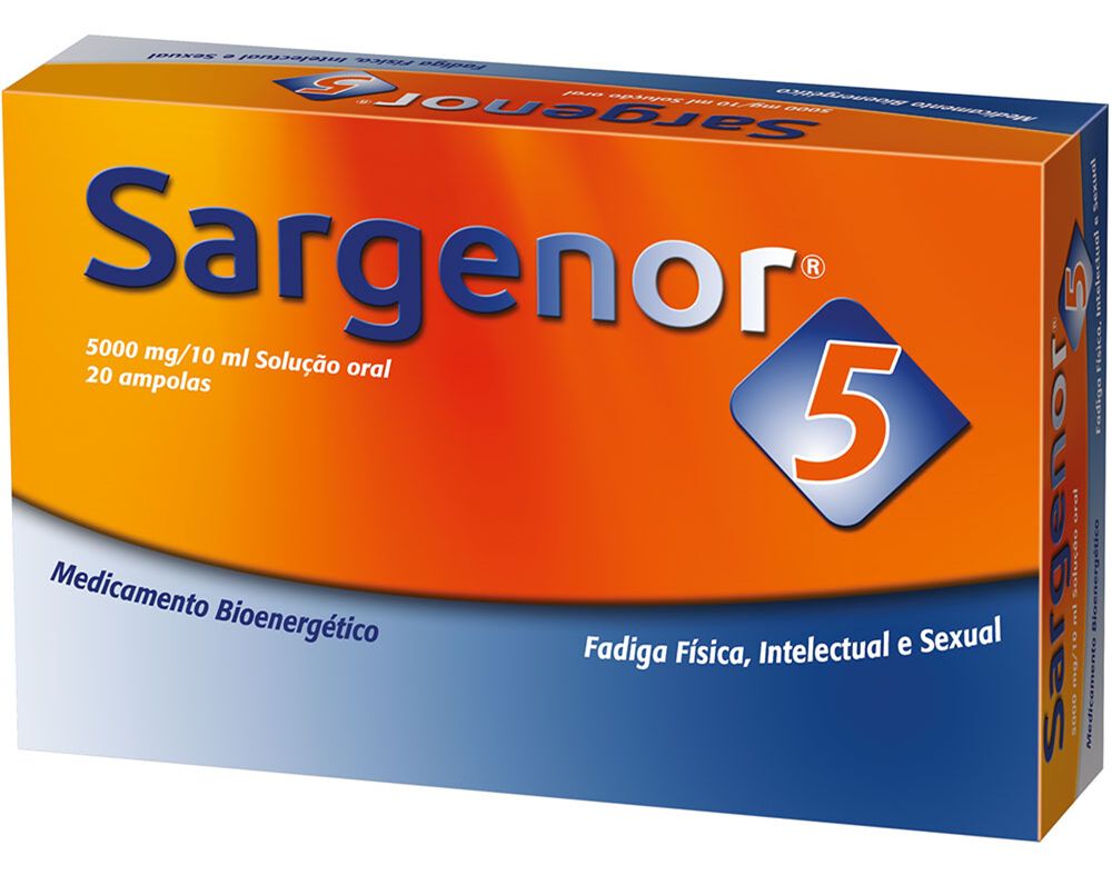 AMPOLAS SARGENOR 5000MG-10ML 20UN