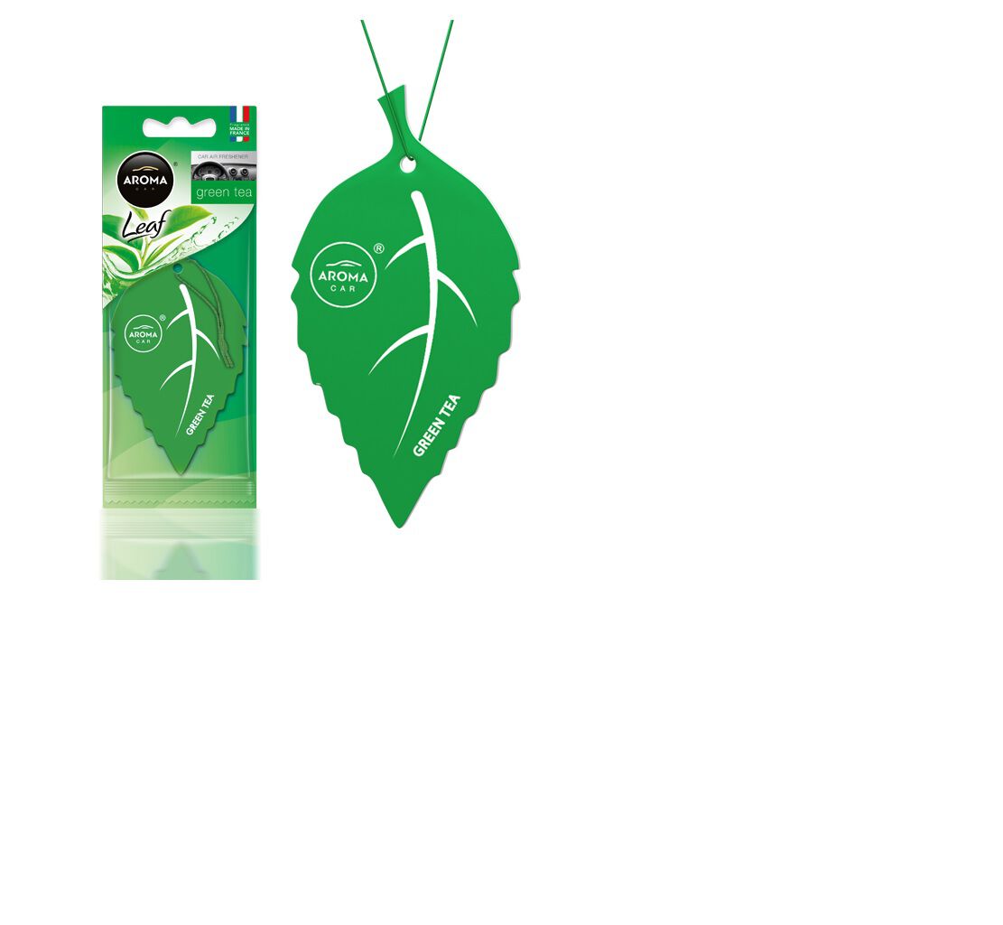 AMBIENTADOR AUTOM&Oacute;VEL LEAF AROMA CH&Aacute; VERDE image number 1