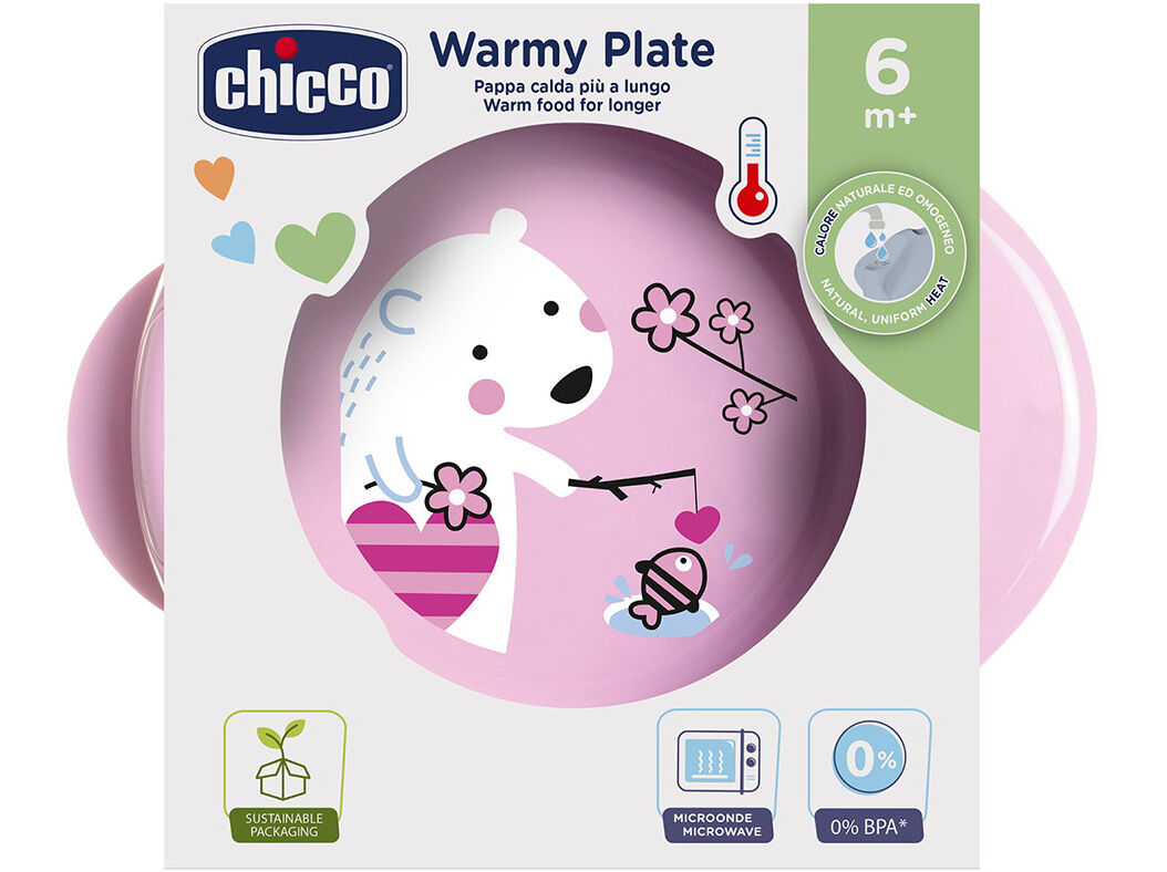 PRATO CHICCO T&Eacute;RMICO 6M+ ROSA image number 0