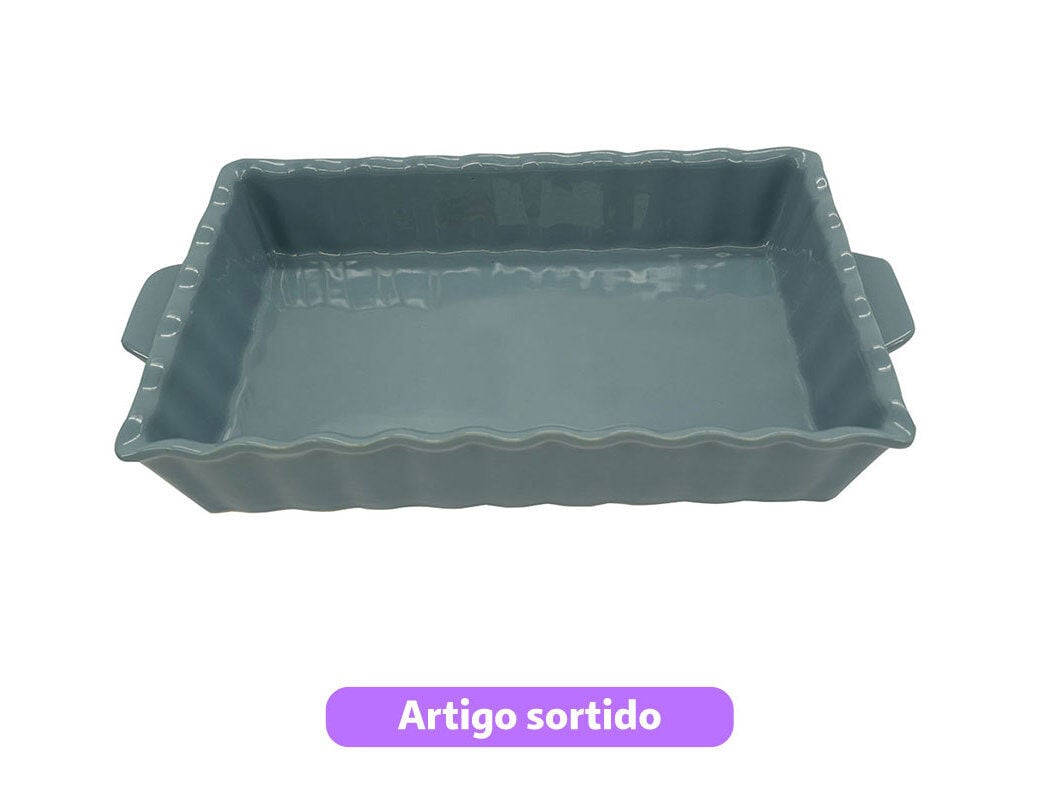 FORMA RECTANGULAR ACTUEL CER&Acirc;MICA 37CM CORES SORTIDAS image number 1