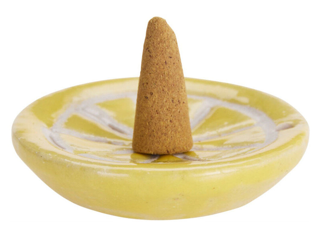 PACK 30 CONES INCENSO DE CITRONELA KOOPMAN COM SUPORTE DECORATIVO