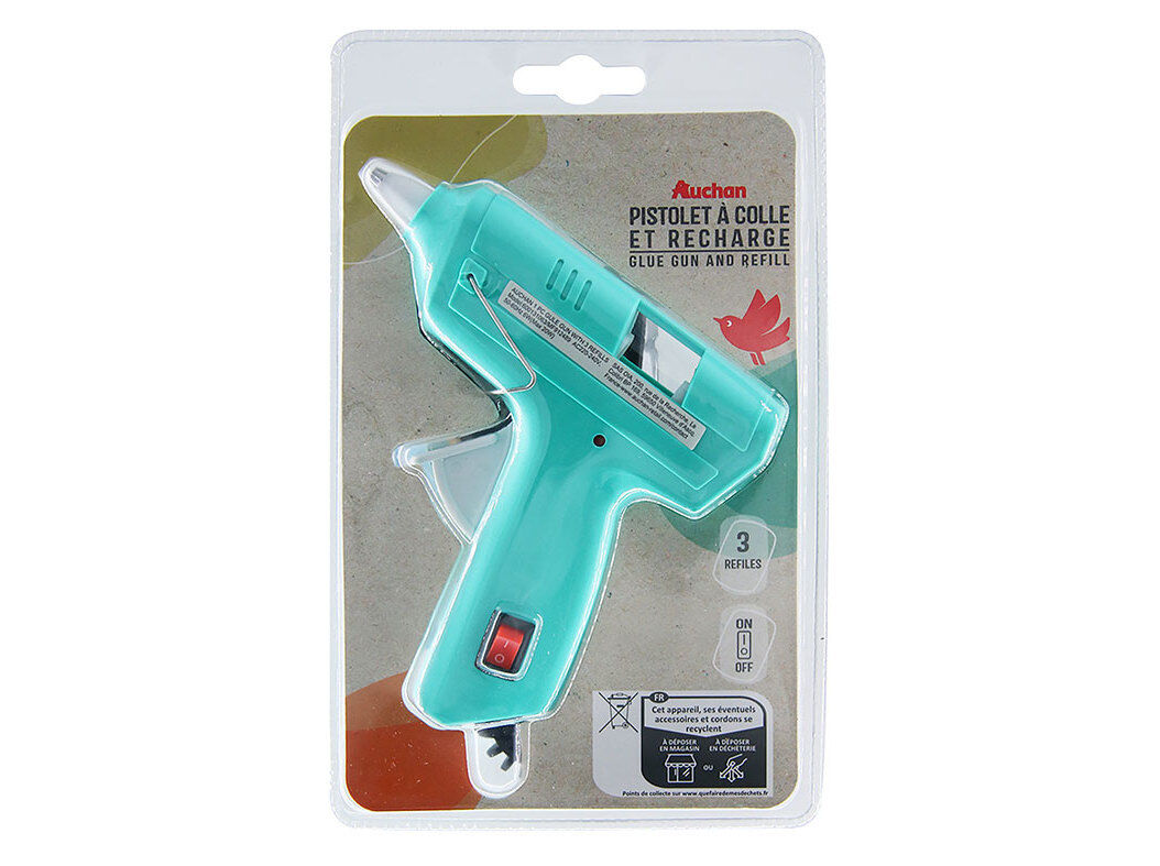 PISTOLA DE COLA AUCHAN COM RECARGA