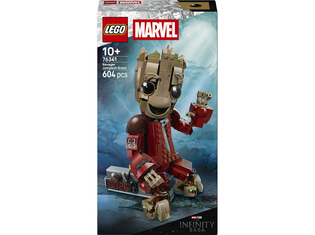 GROOT COM MACAC&Atilde;O DOS RAVAGER LEGO SUPER HEROES MARVEL 76341
