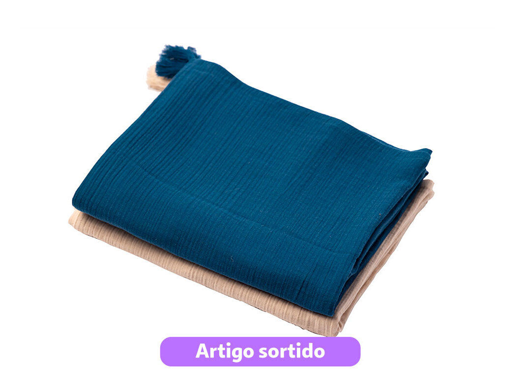 COBERTURA SEASIDE HAVEN ACTUEL 130GSM 180X220CM CORES SORTIDAS