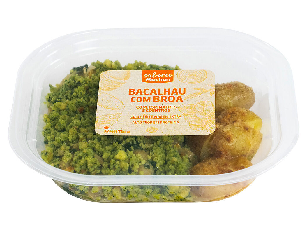 BACALHAU COM BROA SABORES AUCHAN 300 G image number 1