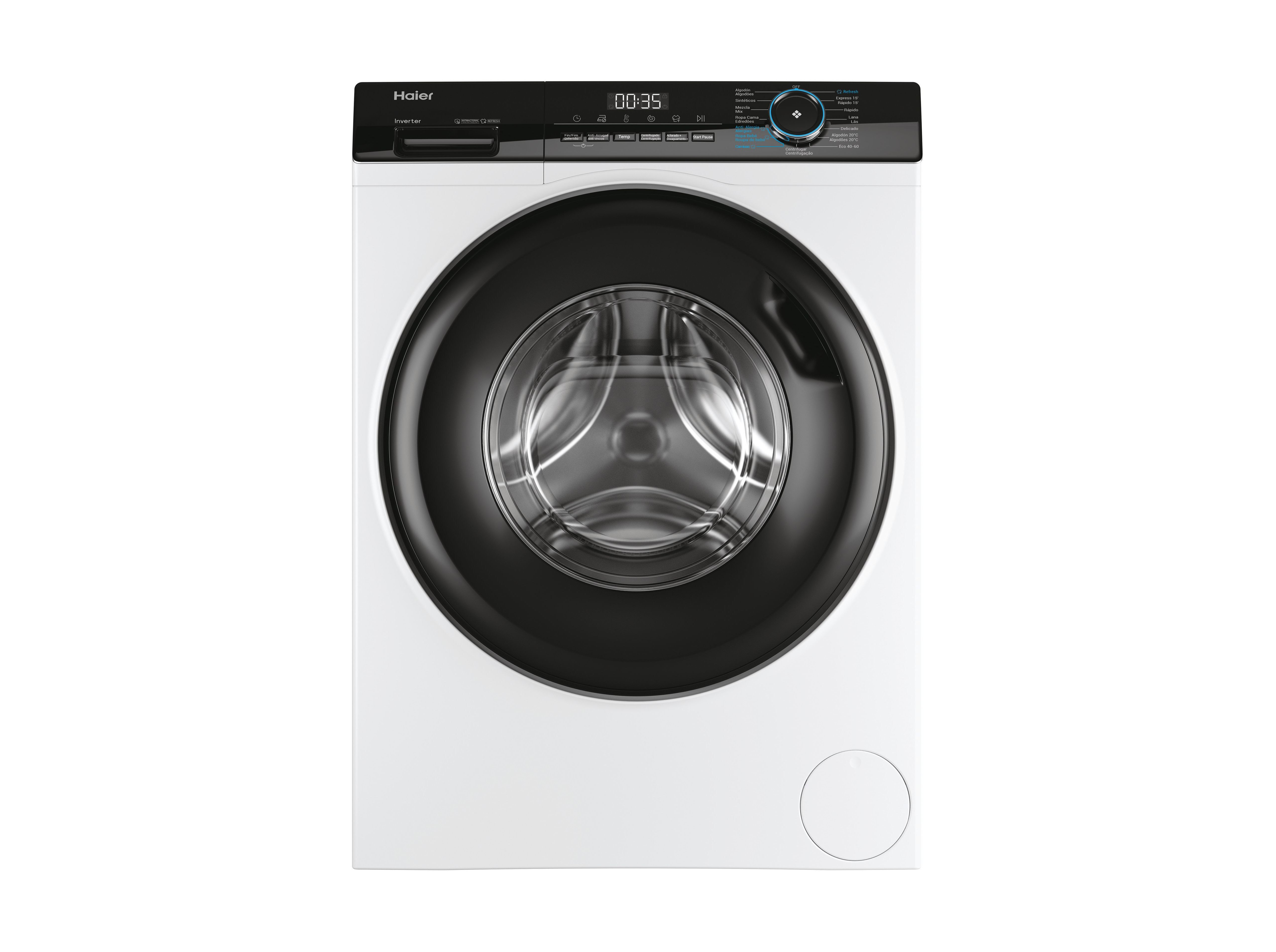 M&Aacute;QUINA DE LAVAR ROUPA HAIER HW80-BP14939-IB - BRANCO A 8KG
